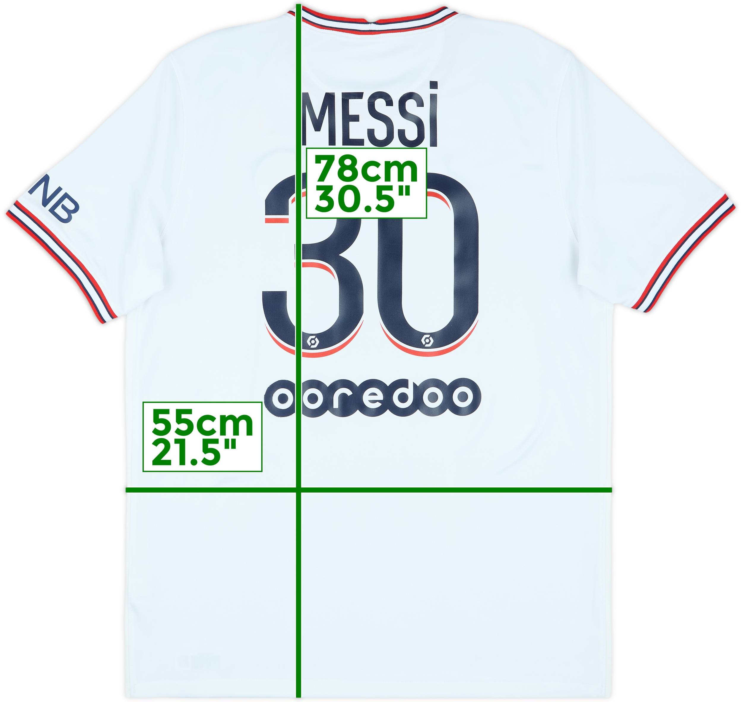 【希少】PSG メッシ #30 M 2021-22 Paris Saint-Germain Nike Messi #30 Tee