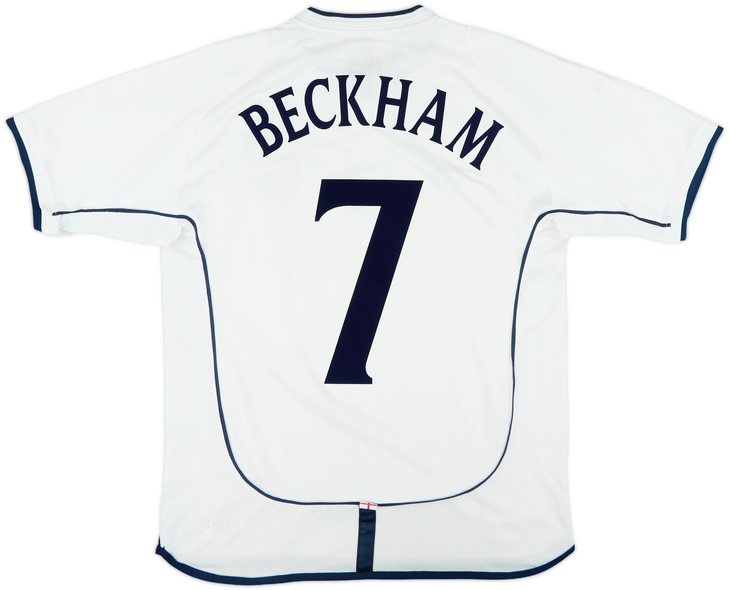 ウェア DEAD STOCK England game shirt BECKHAM resizedcrop-