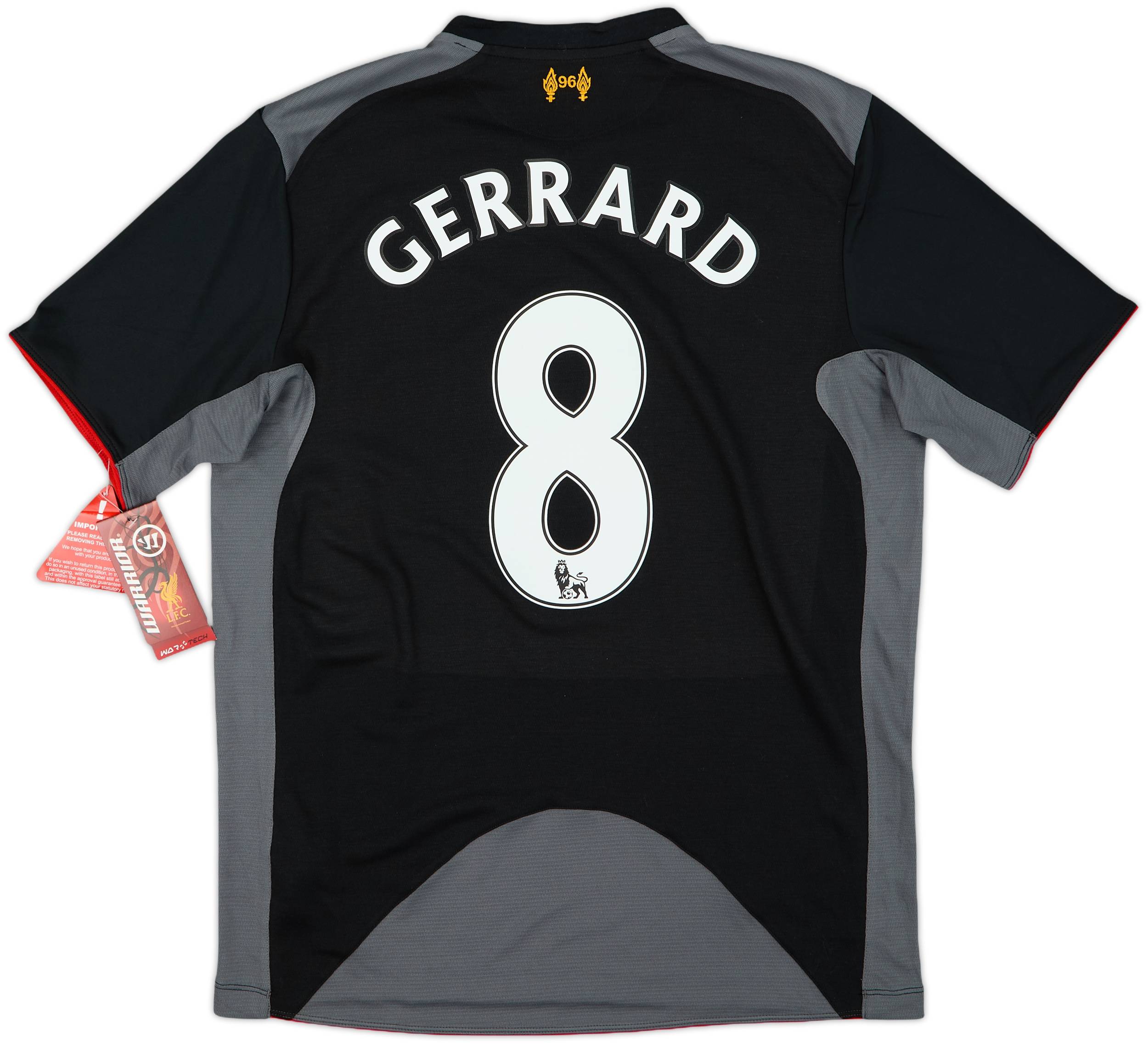 2012-13 Liverpool Away Shirt Gerrard #8 (M)