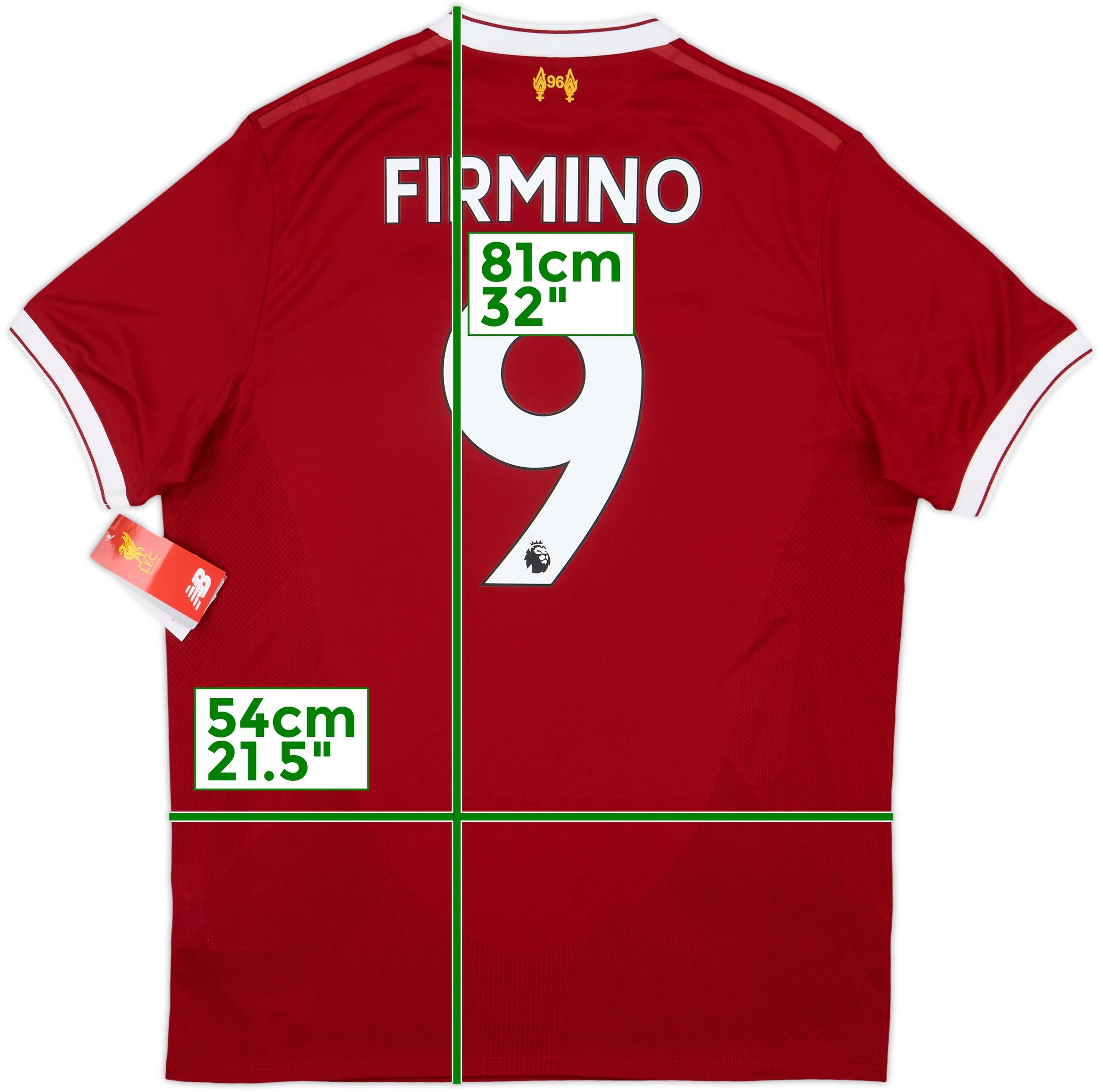 2017-18 Liverpool 125 Years Home Shirt Firmino #9 (L)