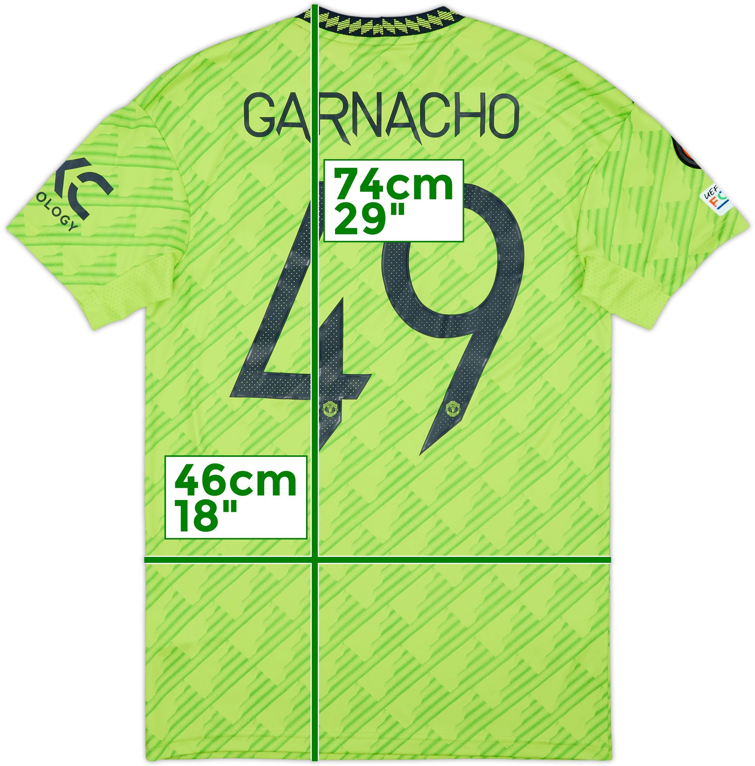 2022-23 Manchester United Third Shirt Garnacho #49 (S)