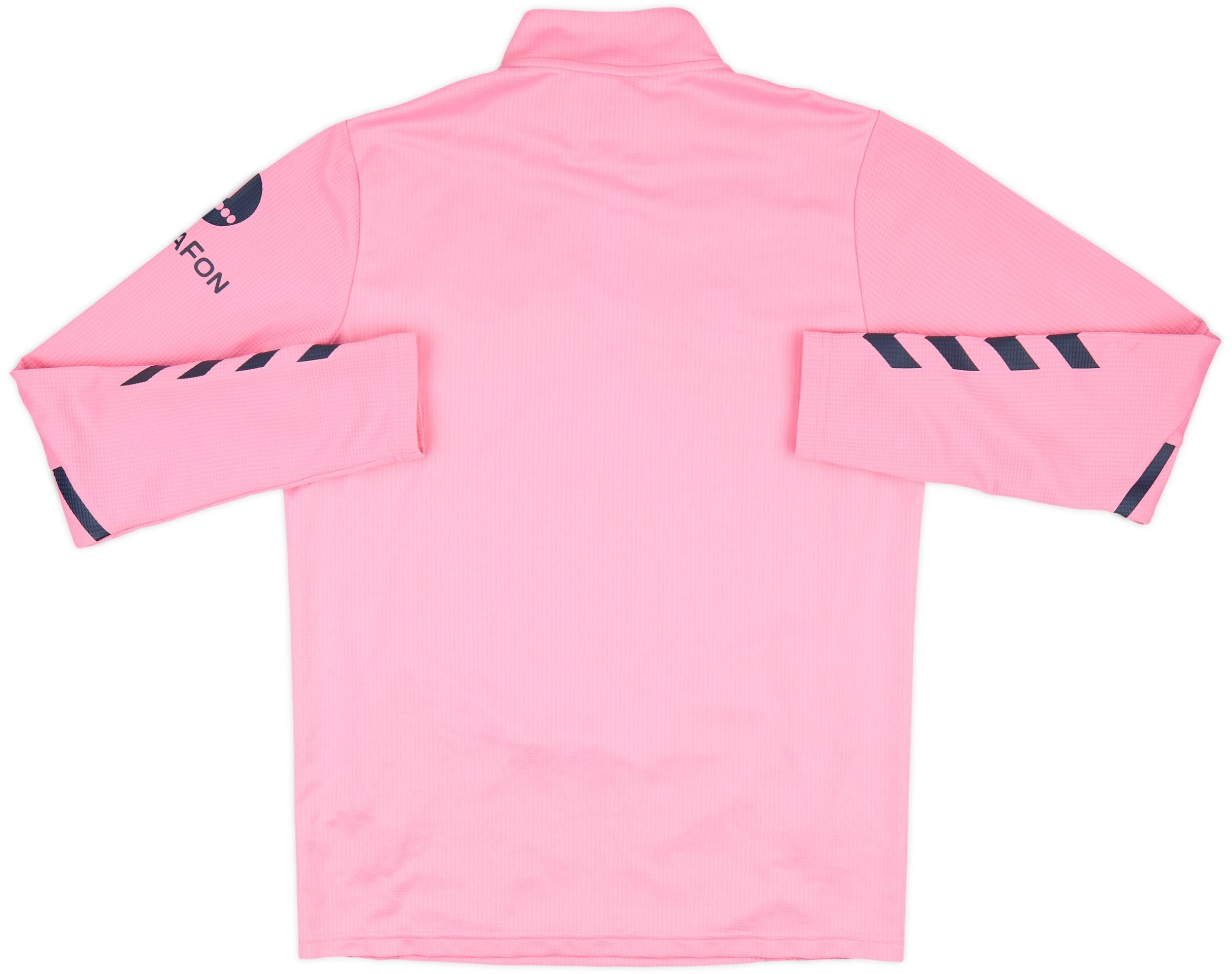 2020-21 Everton Hummel 1/4 Zip Training Top - 8/10 - (L)