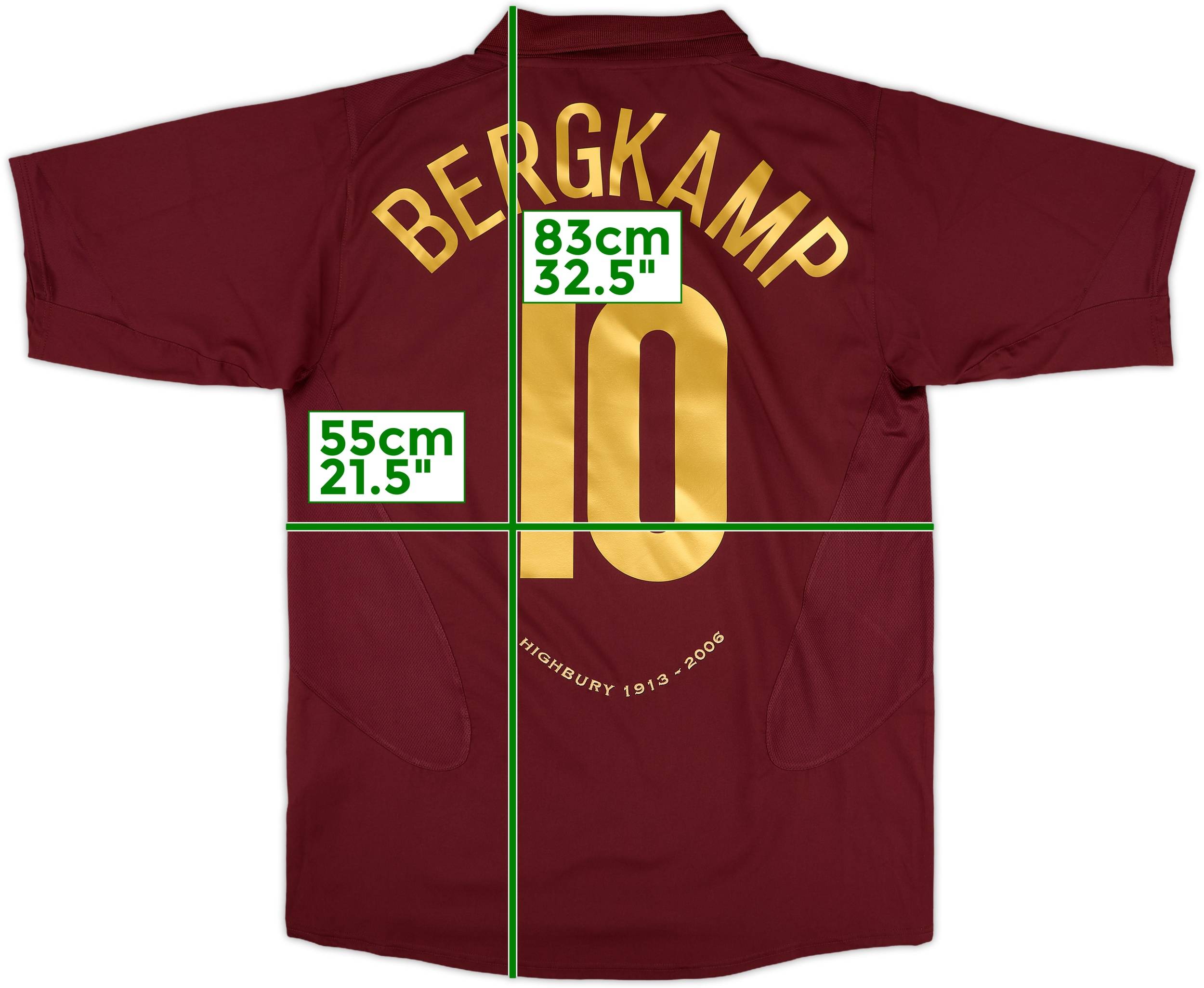 2005-06 Arsenal Home Shirt Bergkamp #10 - 10/10 - (L)