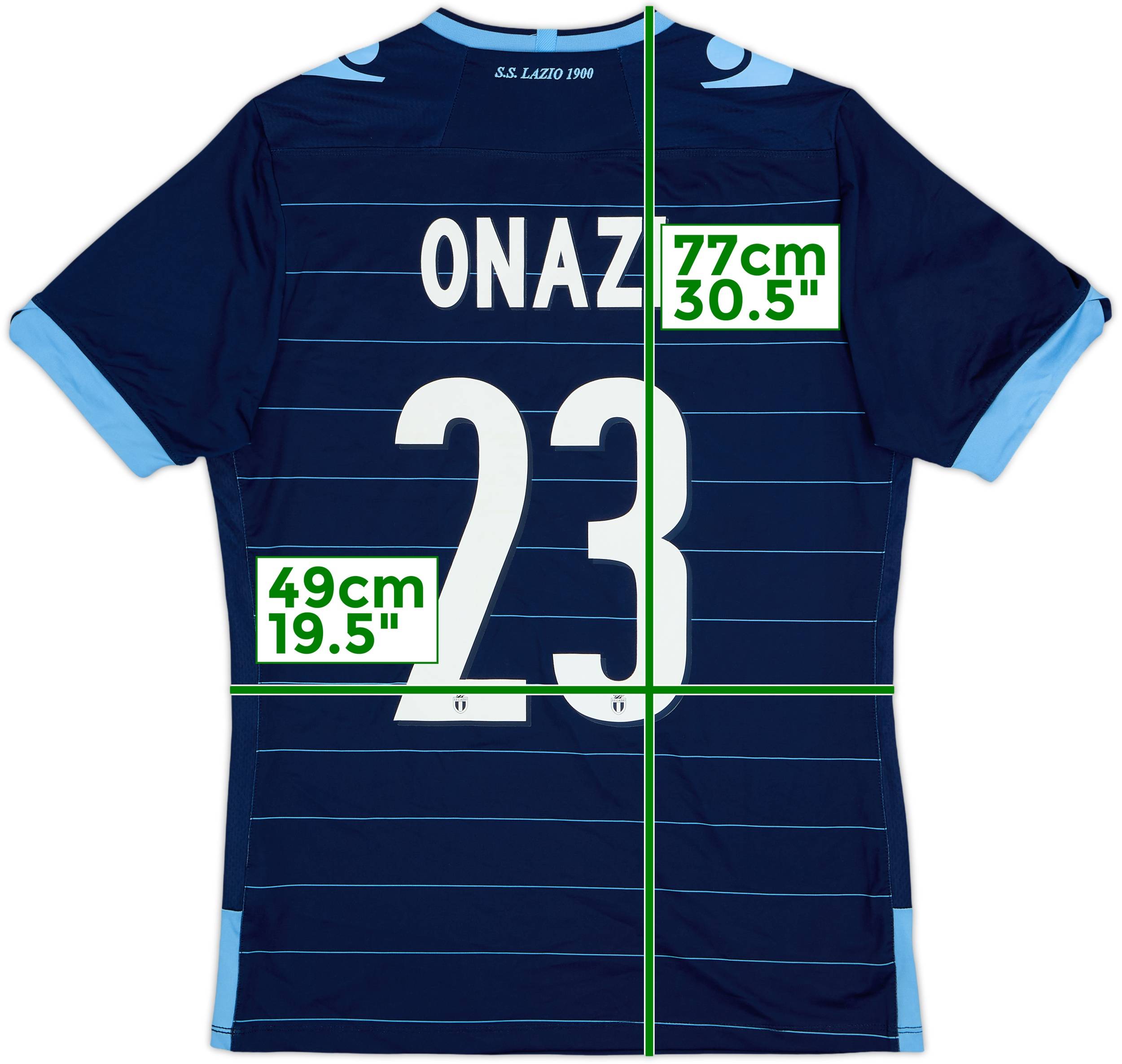 S.S.ラツィオ 2013-14 3rdユニフォーム 2013-14 Lazio Third Shirt Onazi #23 - 9/10 - (XL)
