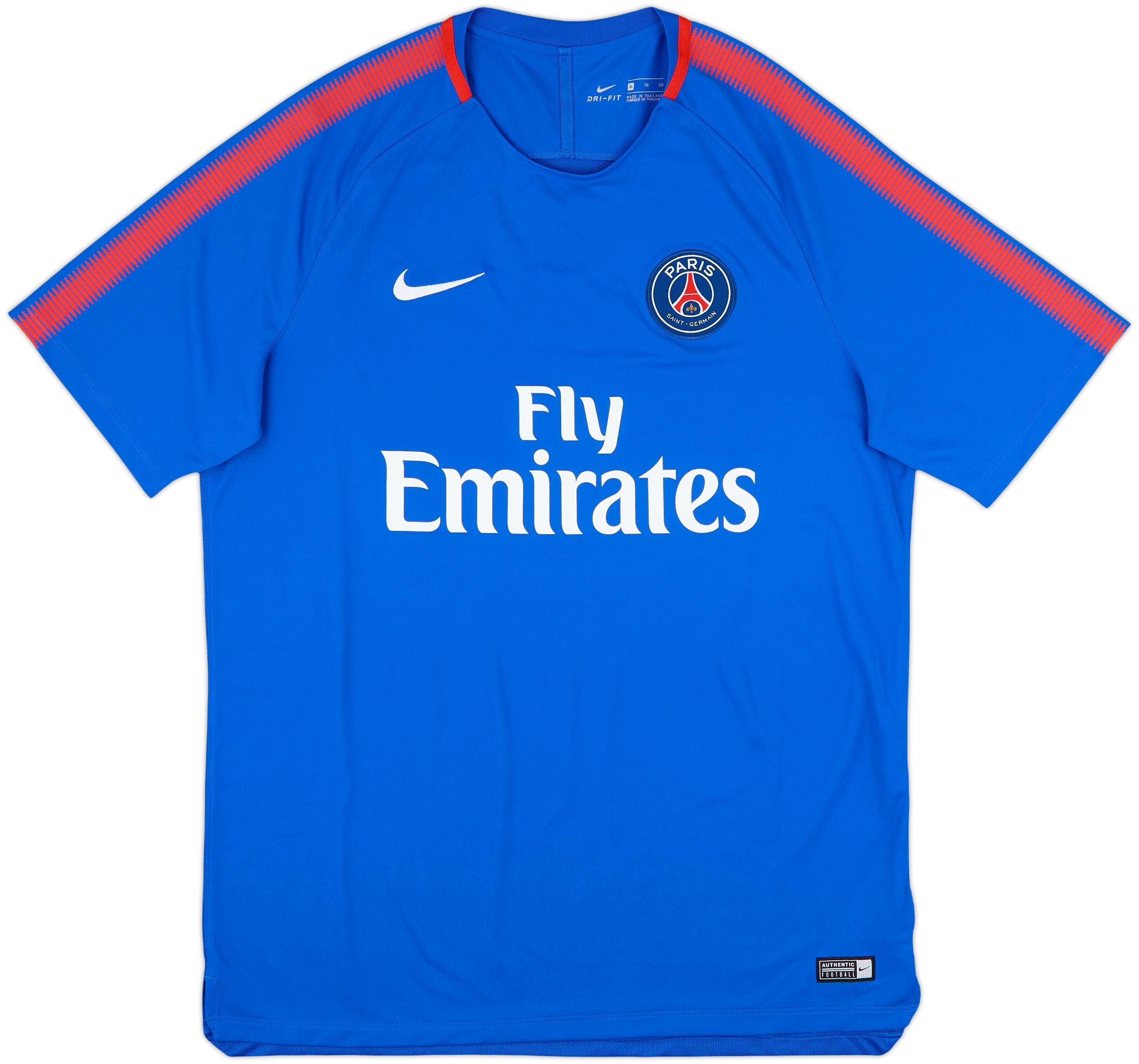 Saint Germain Fly Emirates Blue Jersey Nike Paris Saint Germain