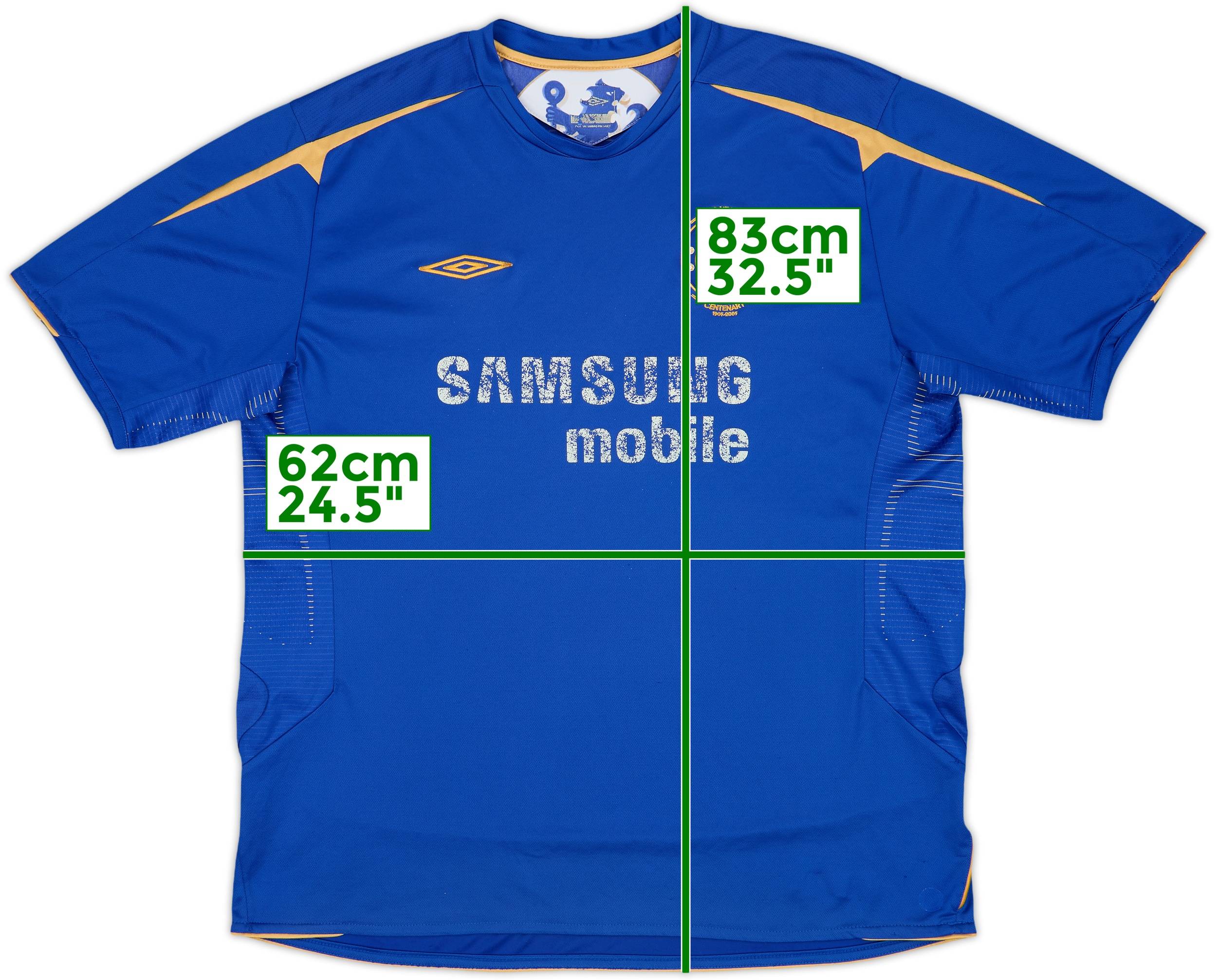 2005-06 Chelsea Centenary Home Shirt - 4/10 - (XL)