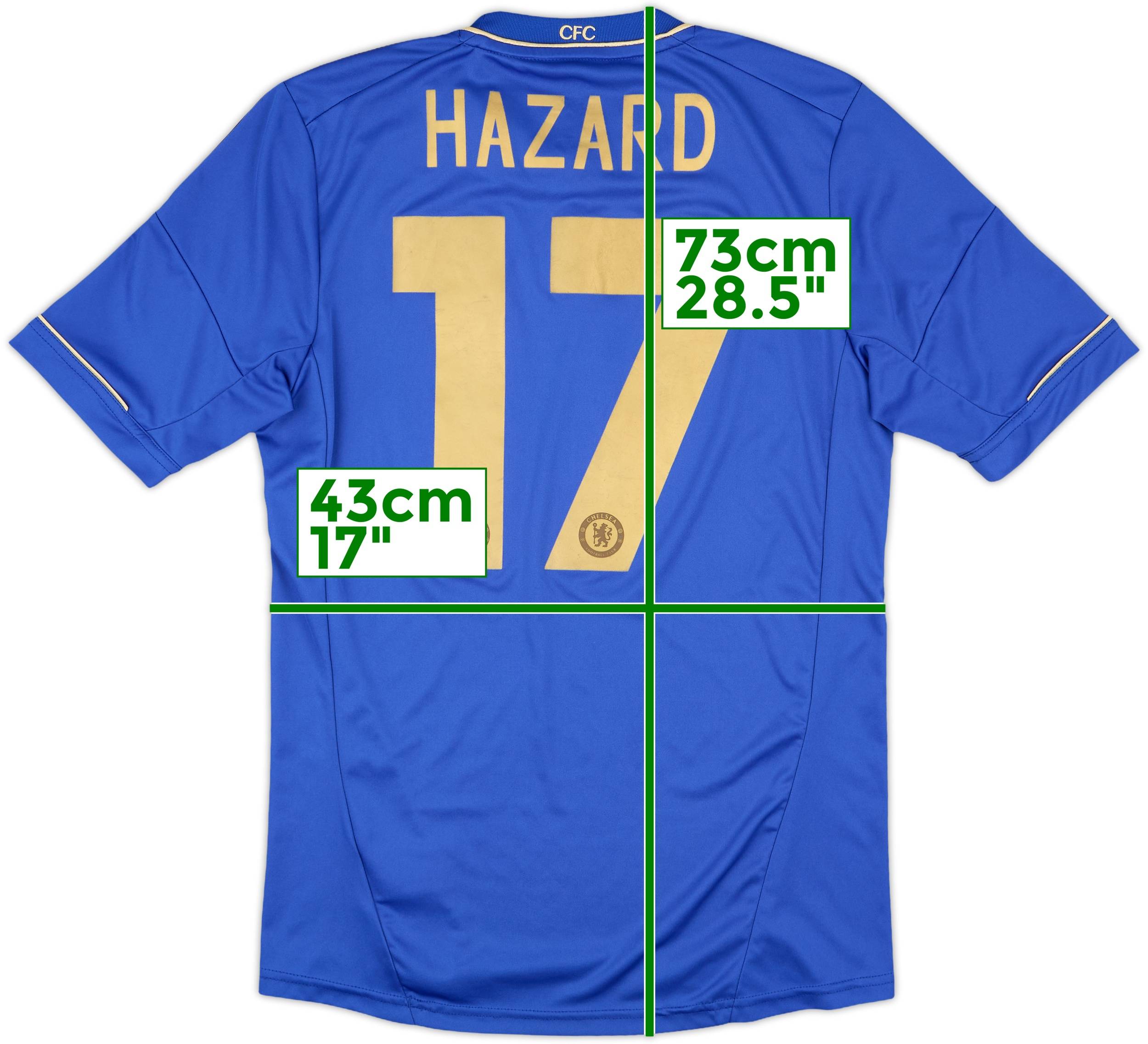 2012-13 Chelsea Home Shirt Hazard #17 - 8/10 - (S)