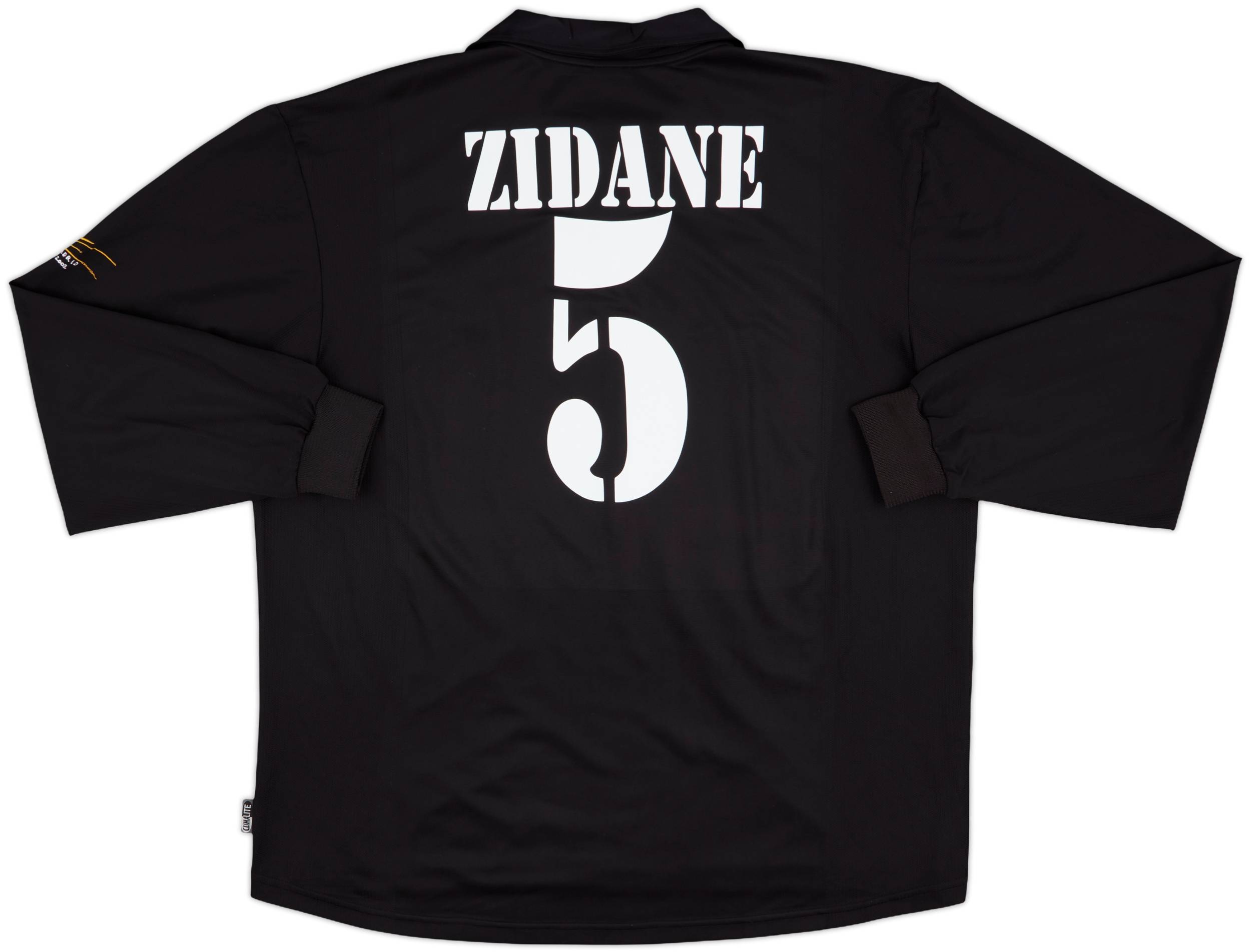 【正規01-02 Real Madrid away L/S ZIDANE #5】 2001-02 Real Madrid Away L/S Shirt Zidane #5 - 8/10 - (XXL)