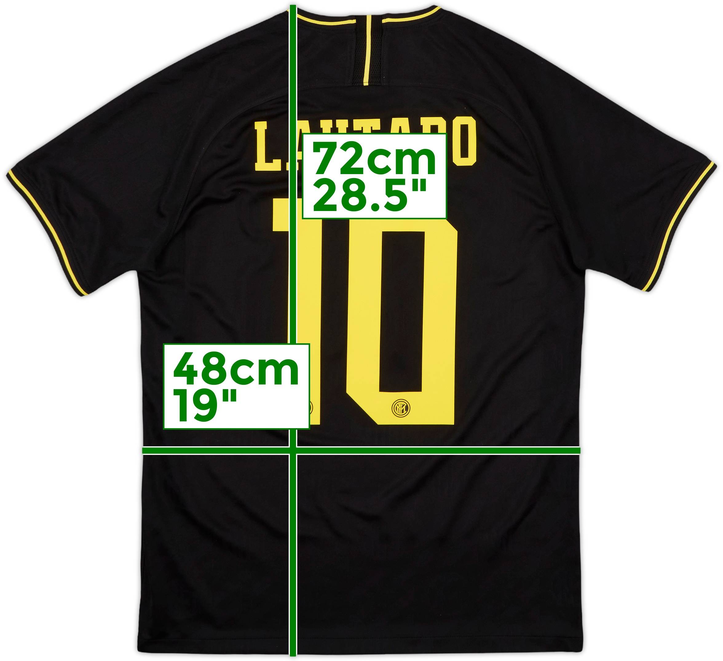 2019-20 Inter Milan Third Shirt Lautaro #10 - 8/10 - (M)