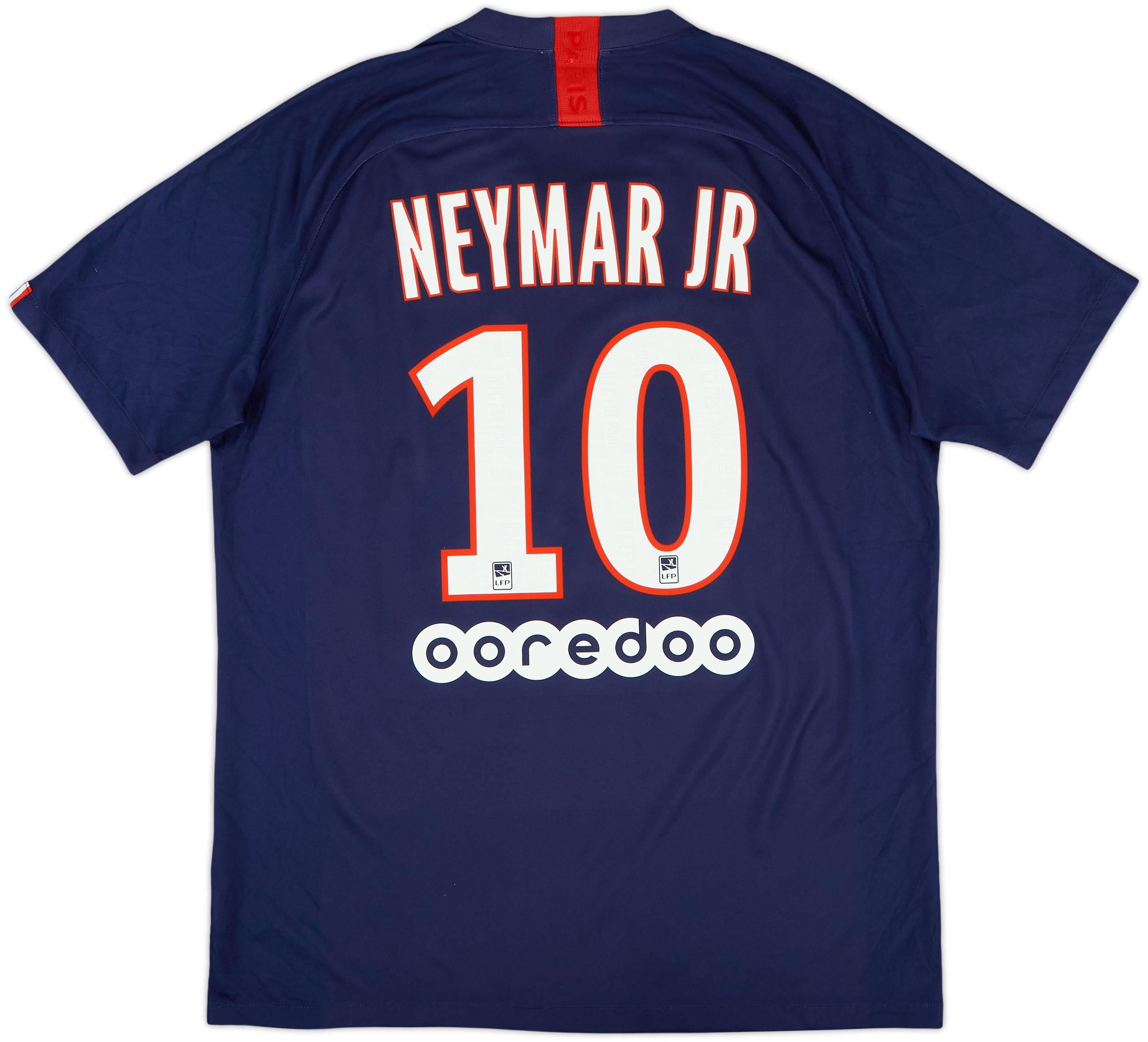 2019-20 Paris Saint-Germain Home Shirt Neymar Jr #10 - 7/10 - (L)
