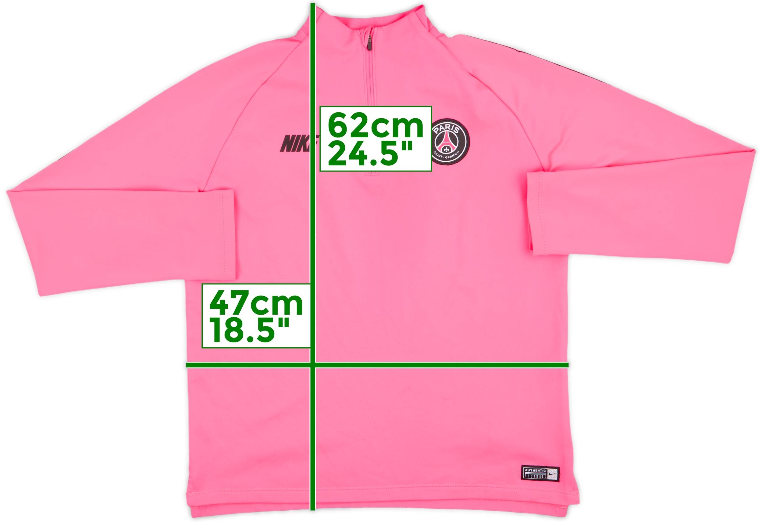 Drill Top Paris Saint Germain Half Zip Paris Saint Germain White