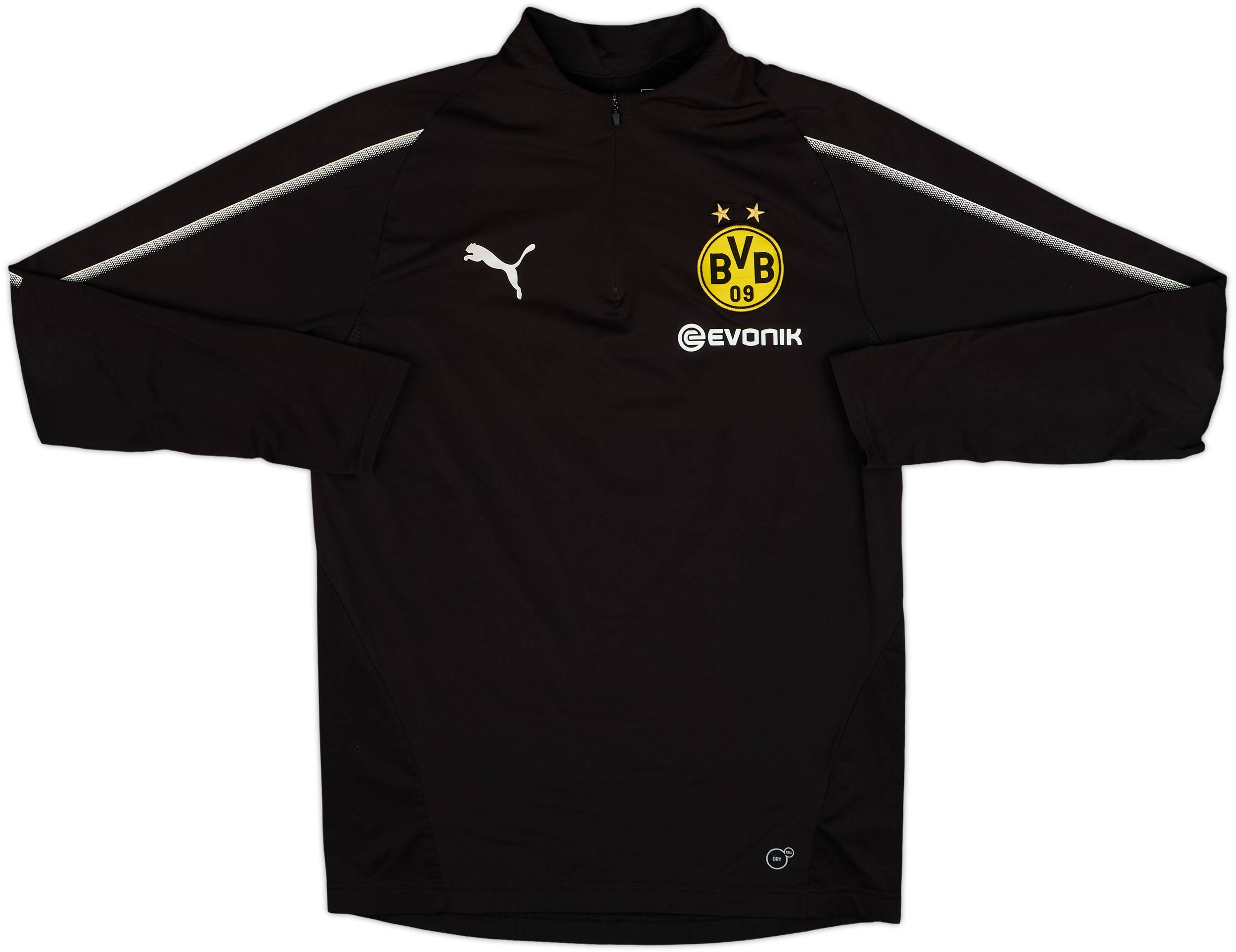 2018-19 Dortmund Puma 1/4 Zip Training Top - 8/10 - (S)