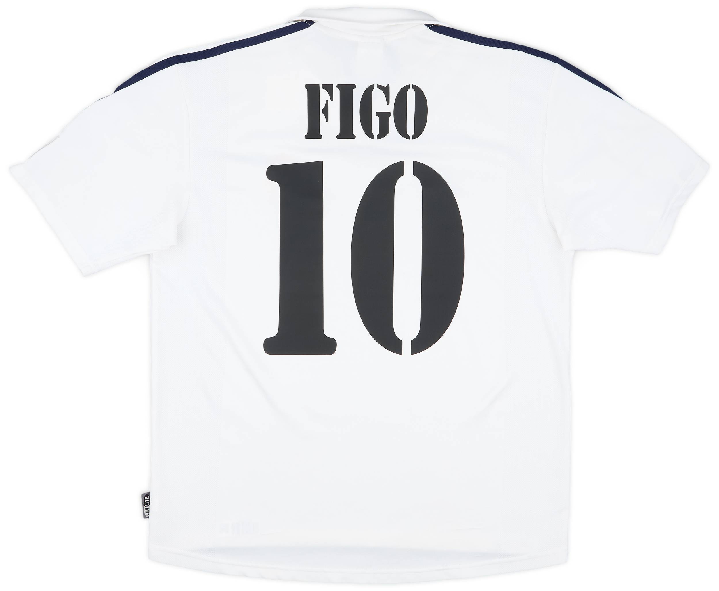 adidas REAL MADRID 「FIGO 10」　M　deadstock 2001 Real Madrid Home Shirt Figo #10 - 6/10 - (M)