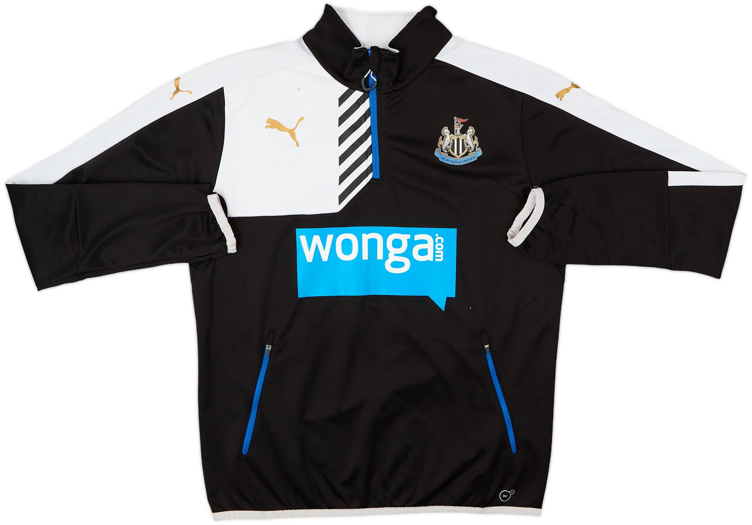 2015-16 Newcastle Puma 1/4 Zip Drill Top - 6/10 - (L)