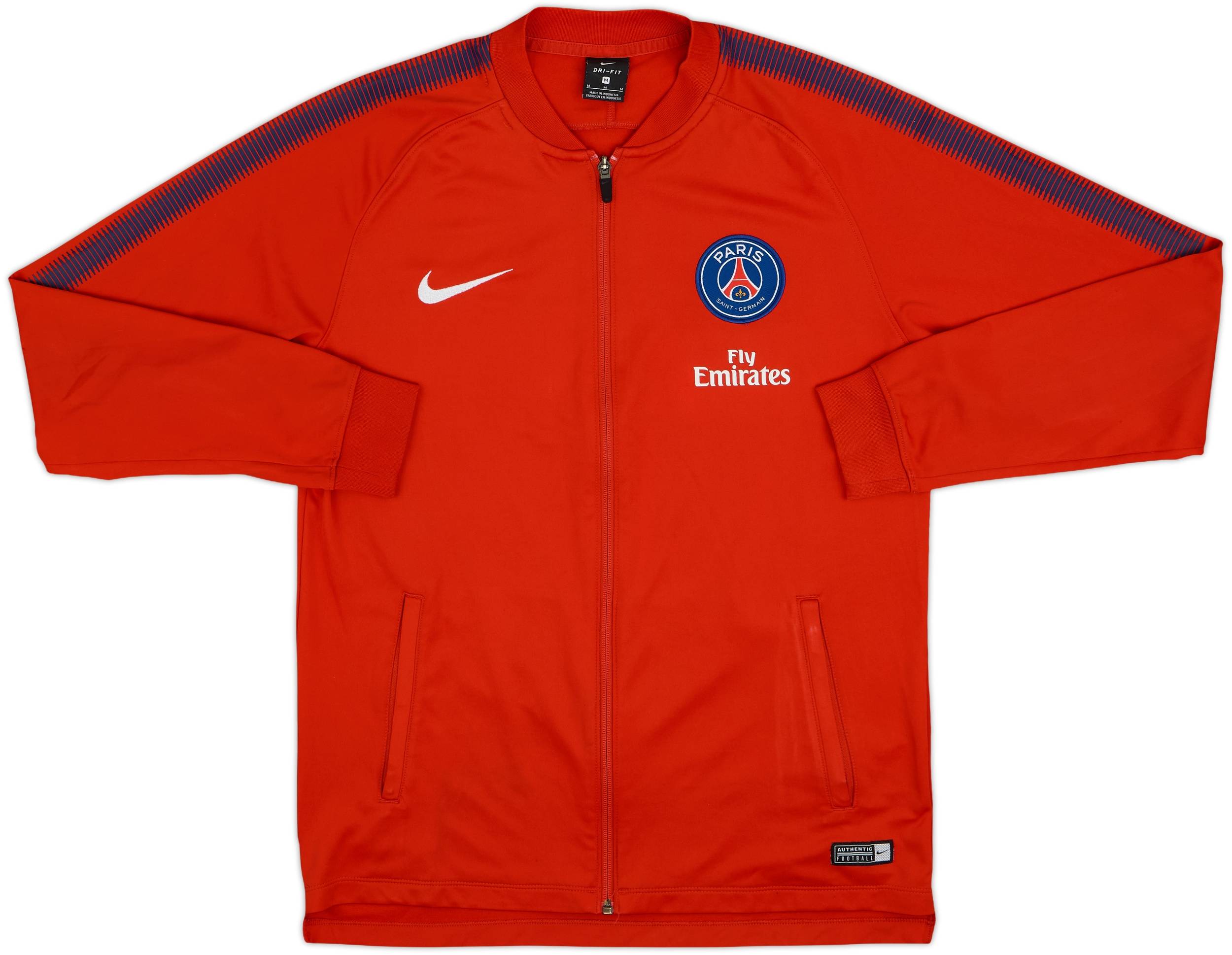 2017-18 Paris Saint-Germain Nike Track Jacket - 8/10 - (M)