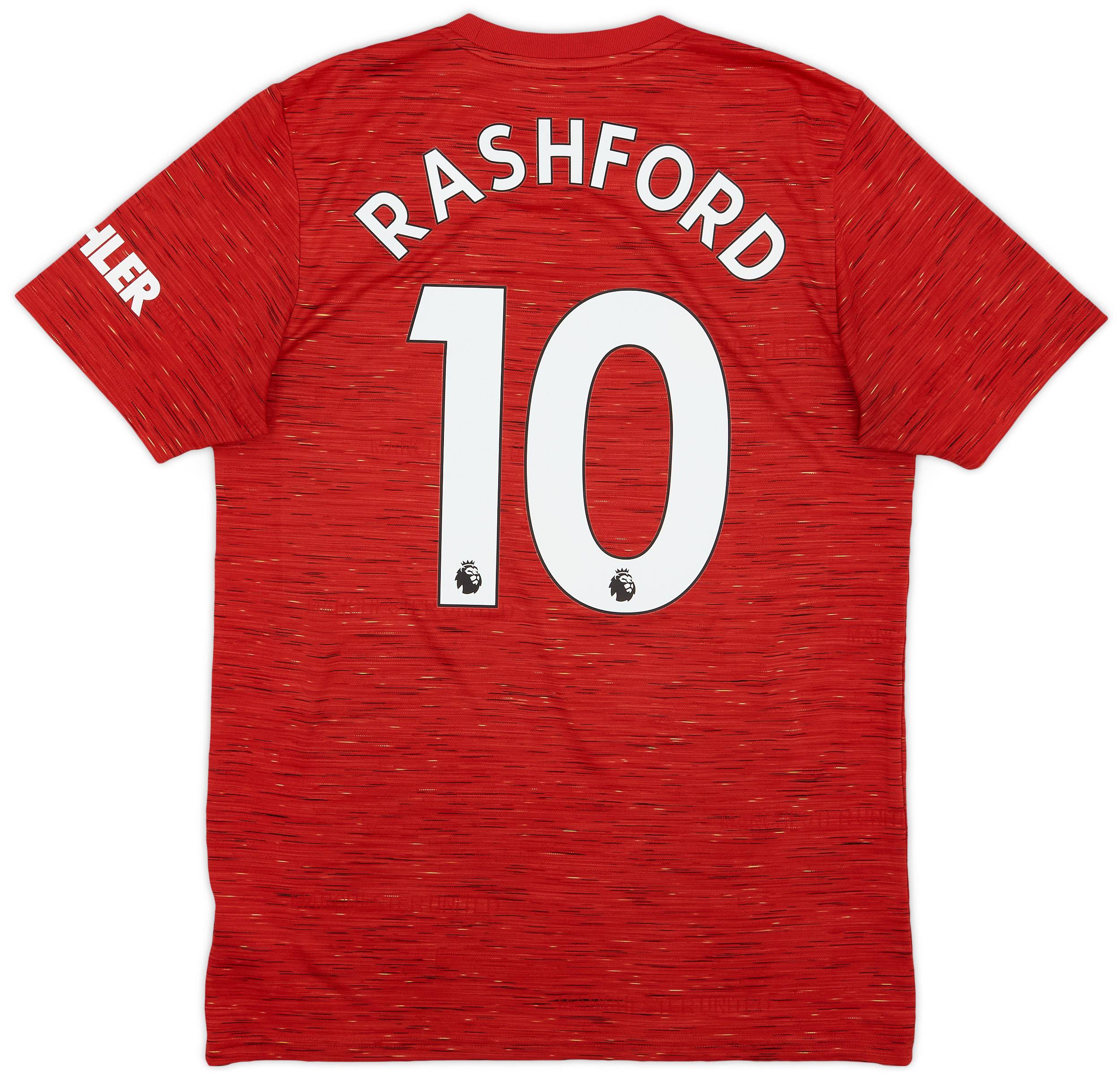 2020-21 Manchester United Home Shirt Rashford #10 - 7/10 - (M)