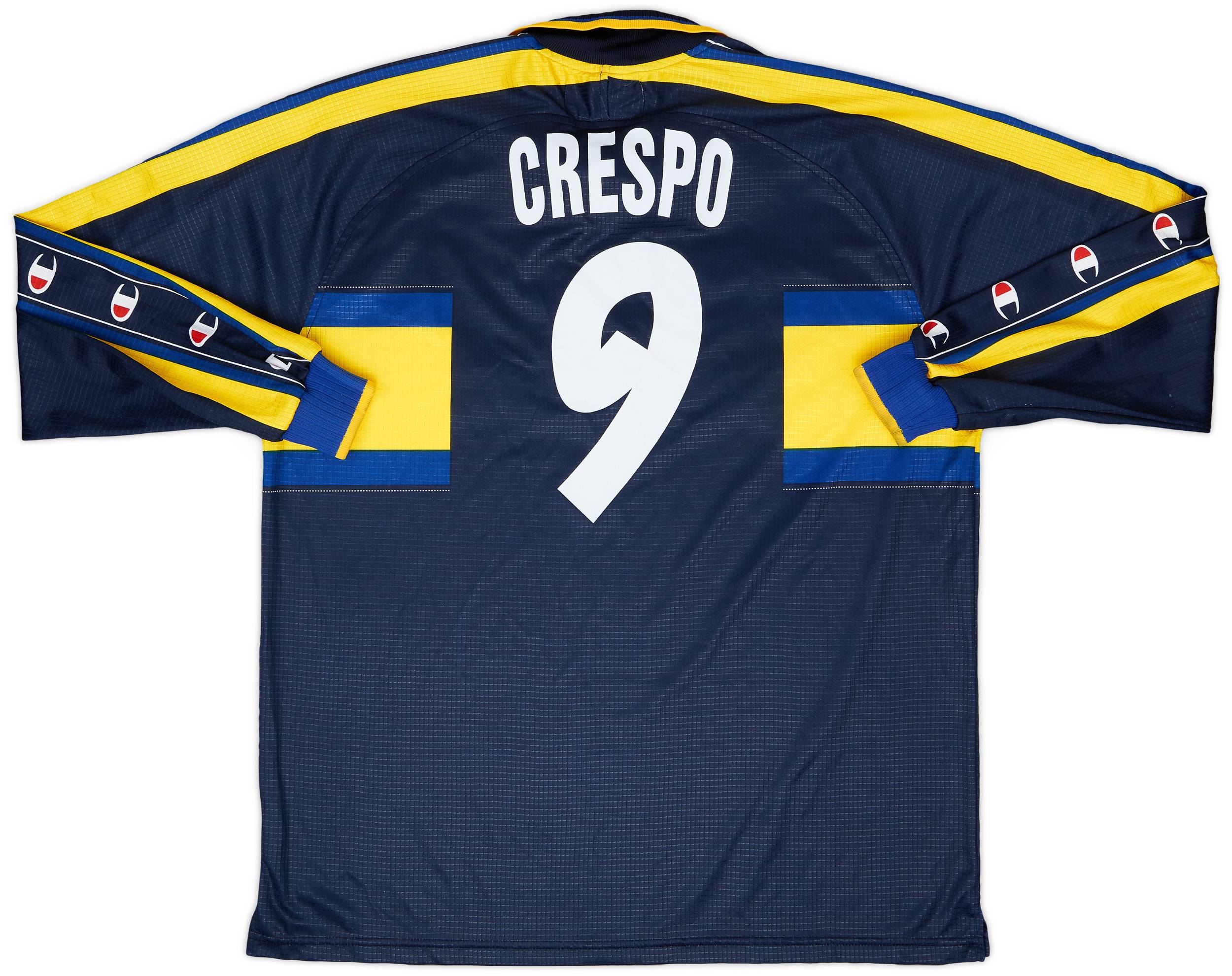 1999-00 Parma Away L/S Shirt Crespo #9 - 8/10 - (XL)