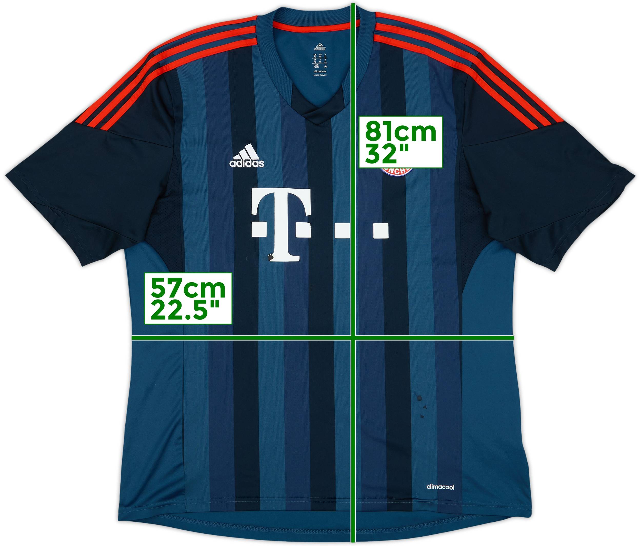 Bayern München 2013-14 Thirdユニ 21 LAHM 2013-14 Bayern Munich Third Shirt Lahm #21 - 7/10 - (XL)