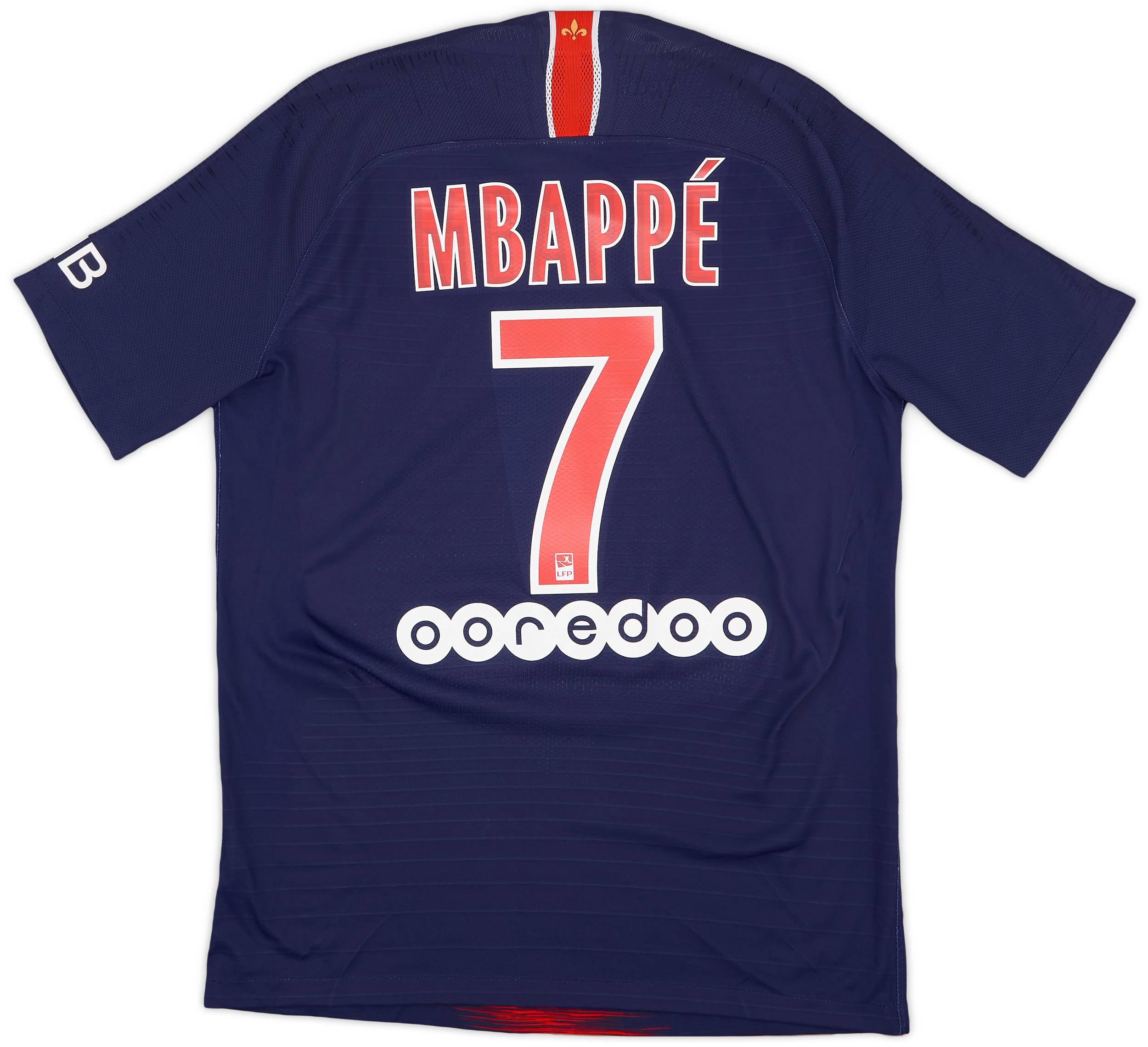 2018-19 Paris Saint-Germain Authentic Home Shirt Mbappe #7 - 9/10 - (M)
