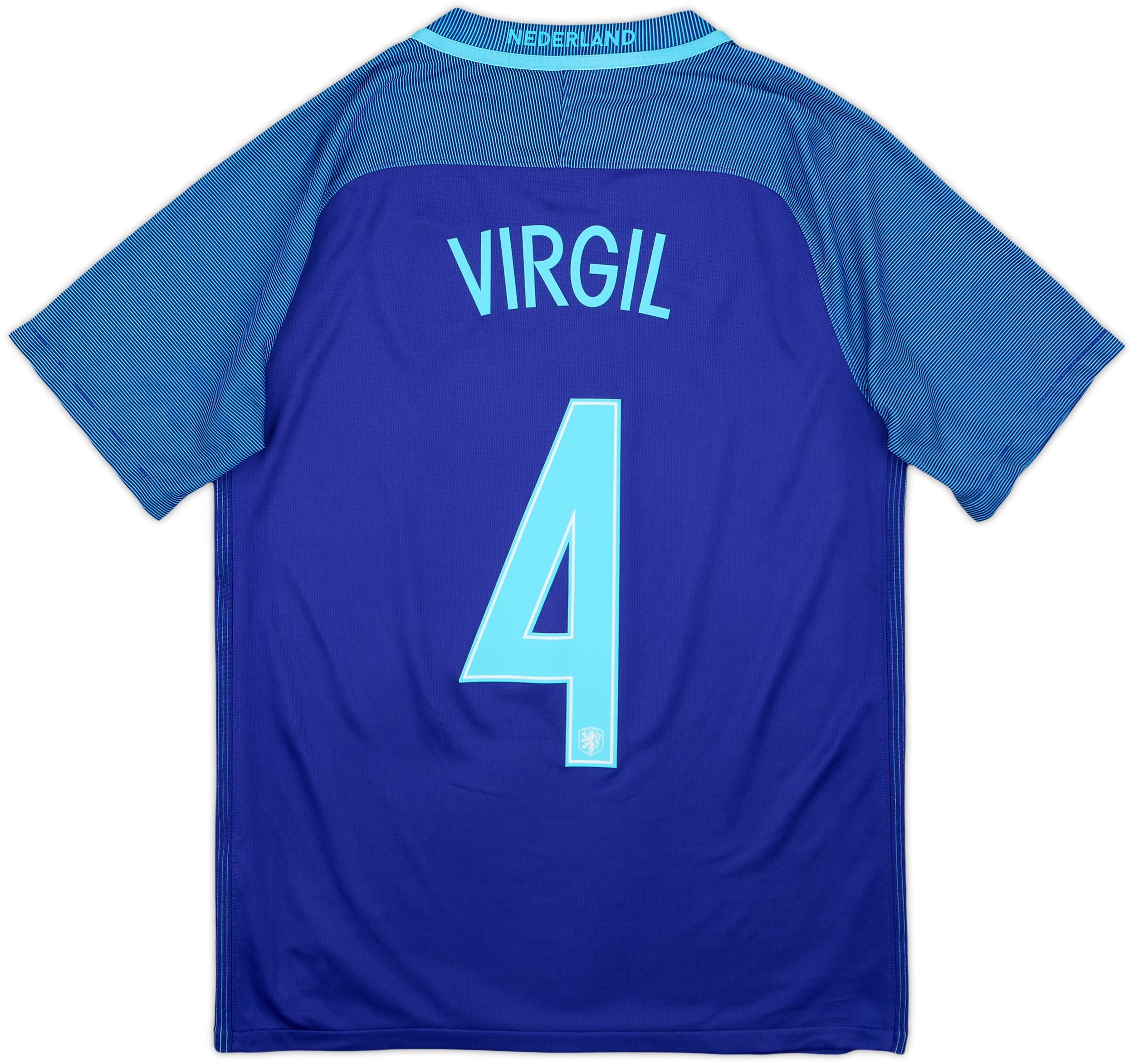 Nike Virgil 4 FIFAワールドカップ シャツ 2016 Netherlands Away Shirt Virgil #4 - 9/10 - (S)