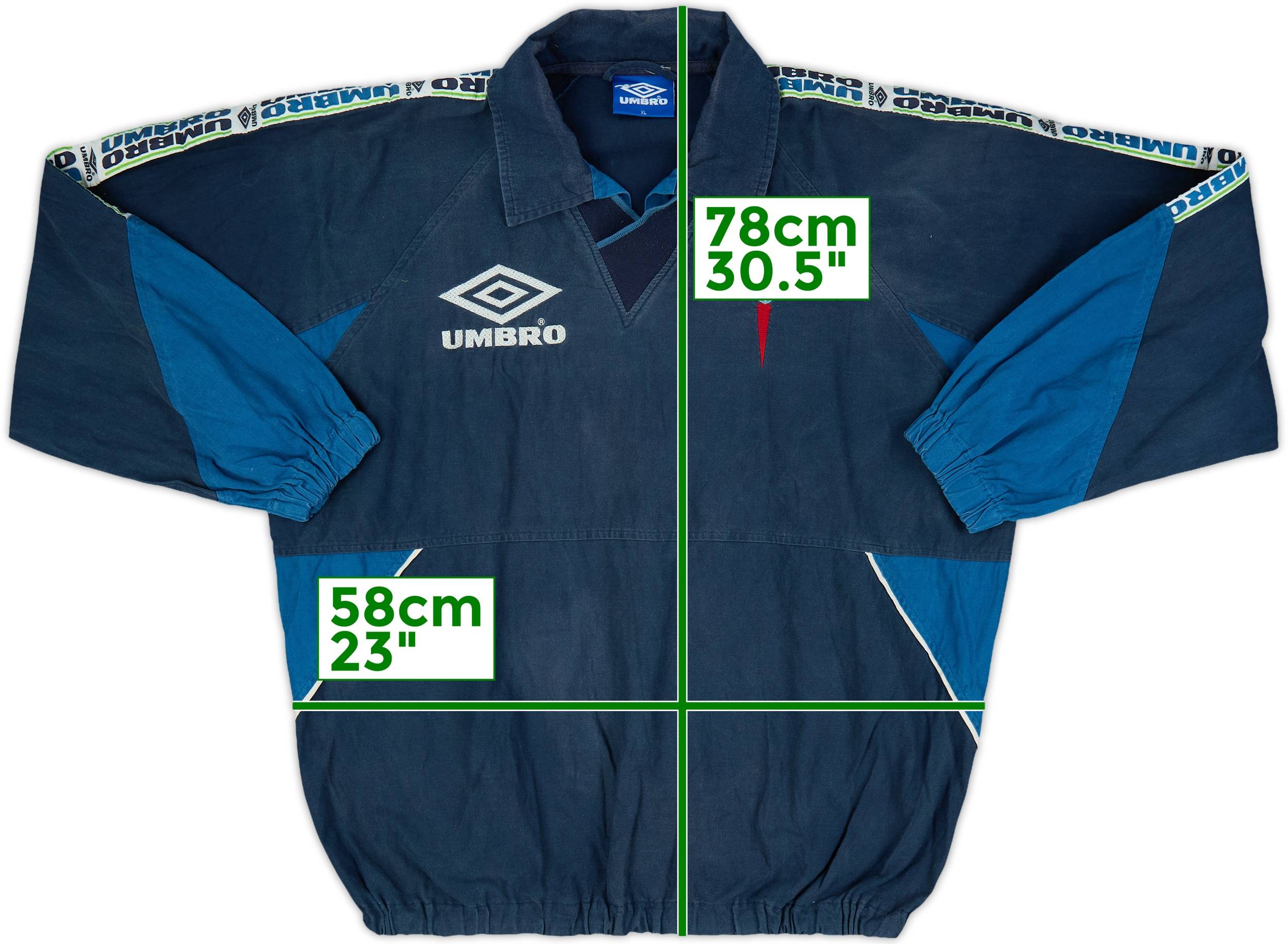 1995-96 Celta Vigo Umbro Drill Top - 6/10 - (XL)