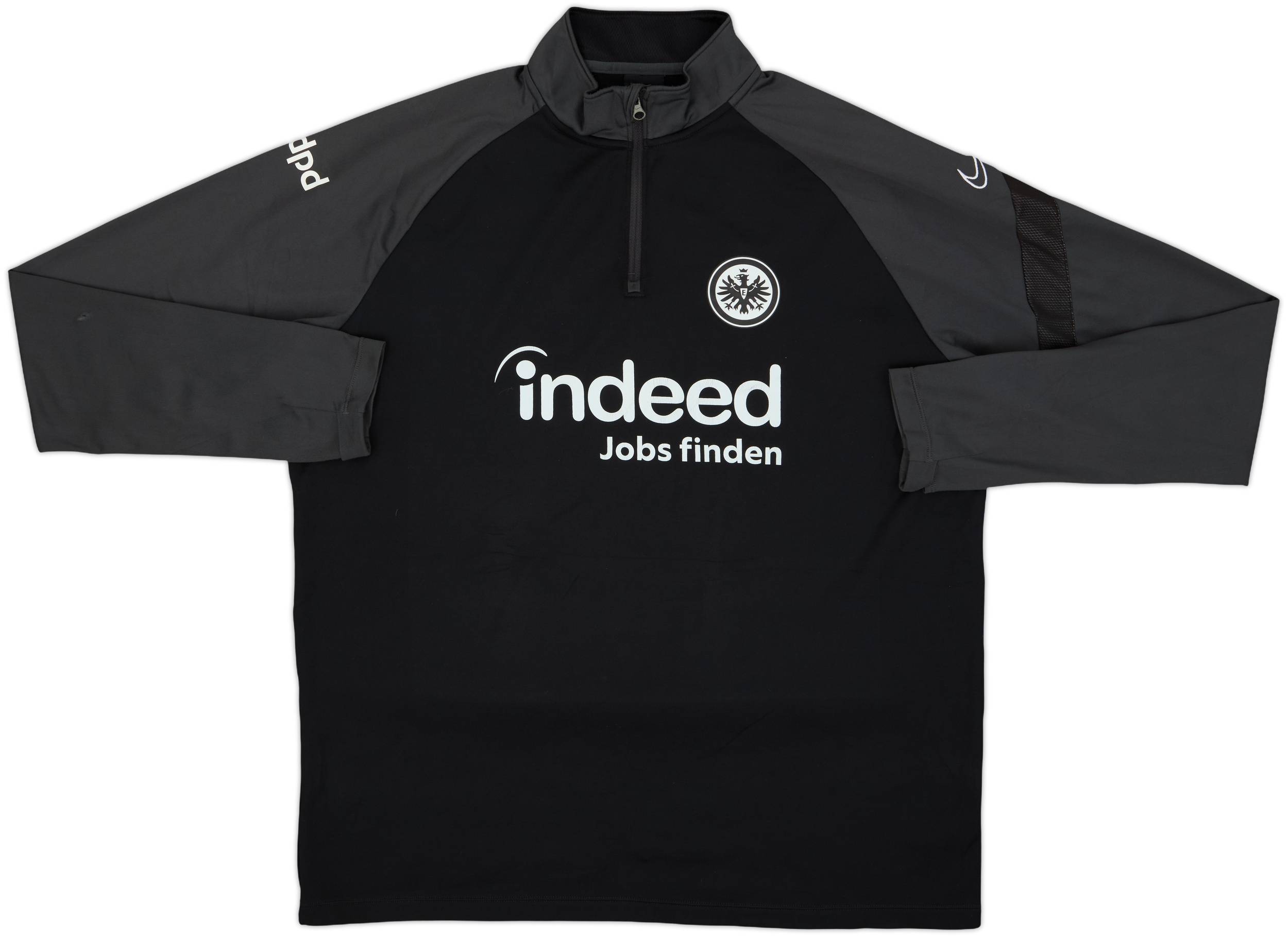 2021-22 Eintracht Frankfurt Nike 1/4 Zip Training Top - 8/10 - (XL)