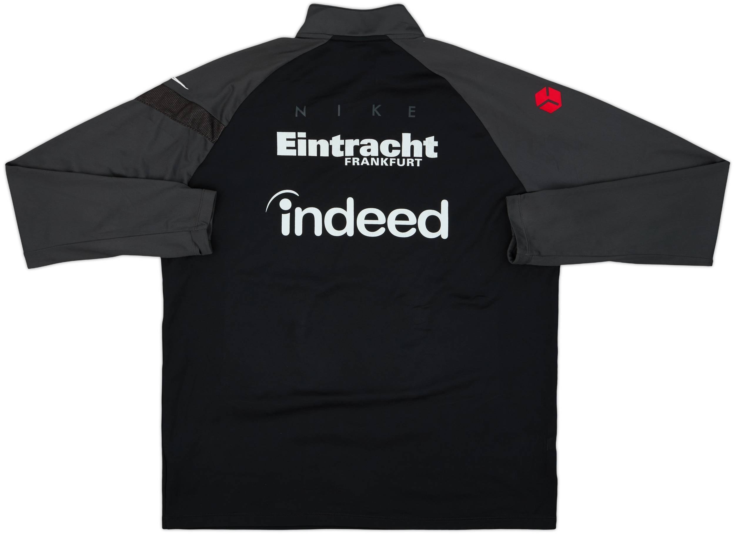 2021-22 Eintracht Frankfurt Nike 1/4 Zip Training Top - 8/10 - (XL)