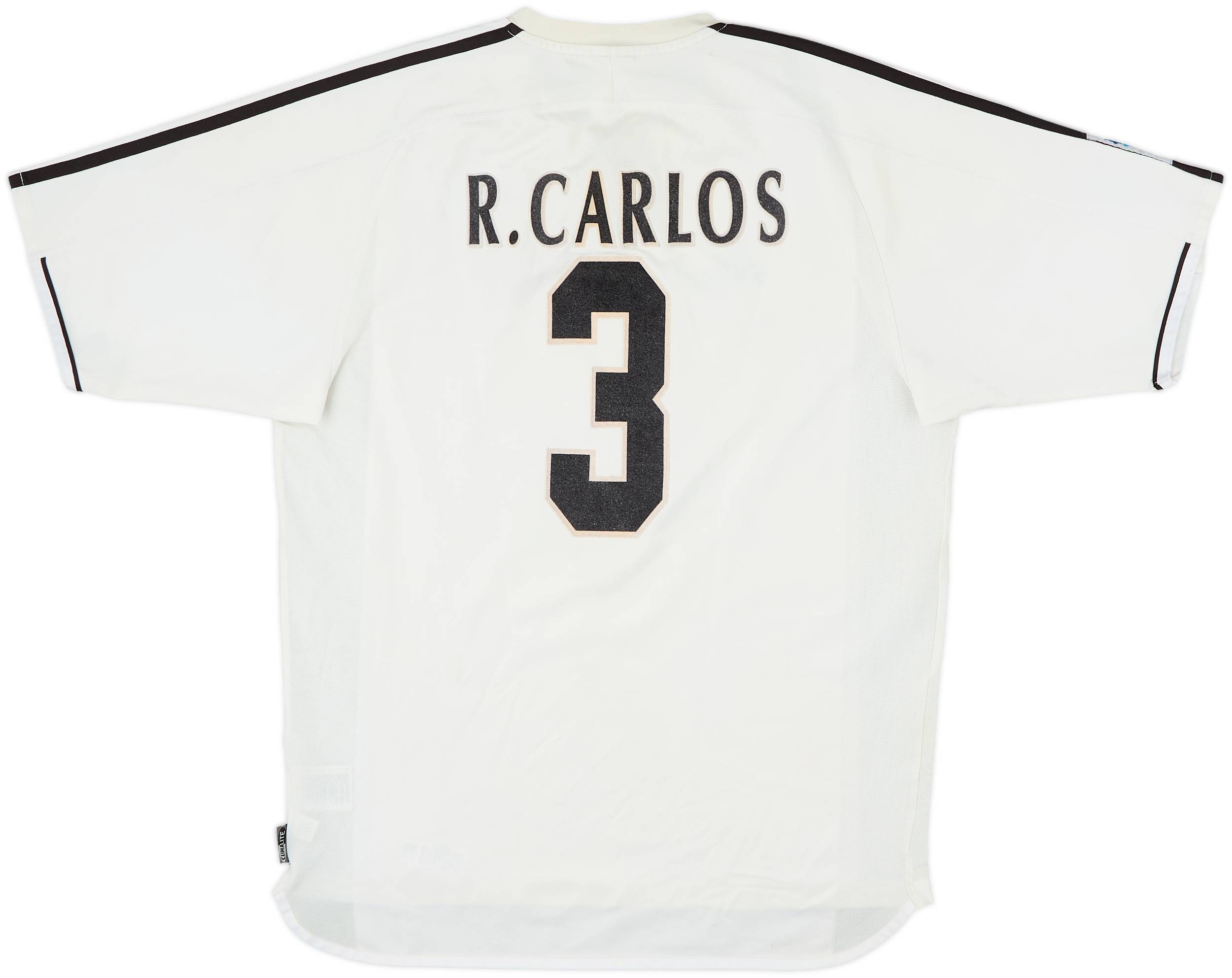 2003-04 Real Madrid Home Shirt R.Carlos #3 - 6/10 - (M)