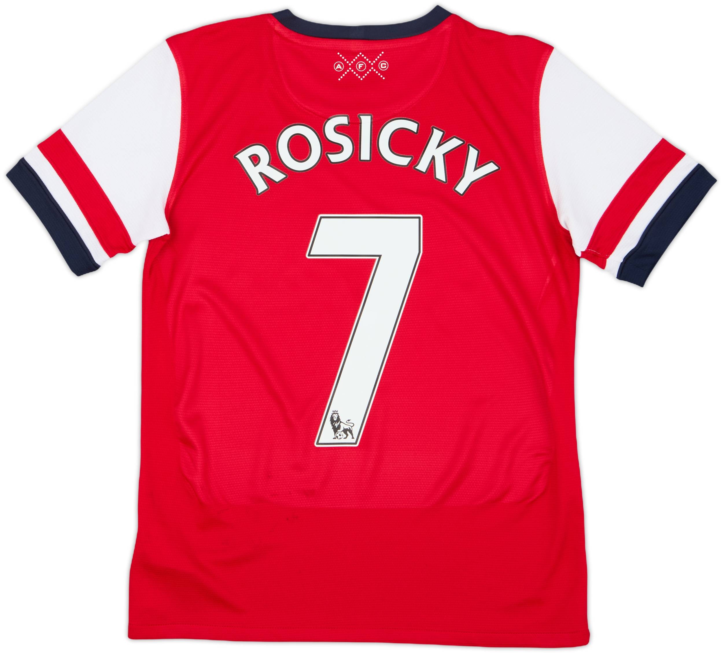 ビンテージ古着！Arsenal チェコ代表 ROSICKY 7 ユニフォーム 2012-14 Arsenal Home Shirt Rosicky #7 - 9/10 - (L.Boys)