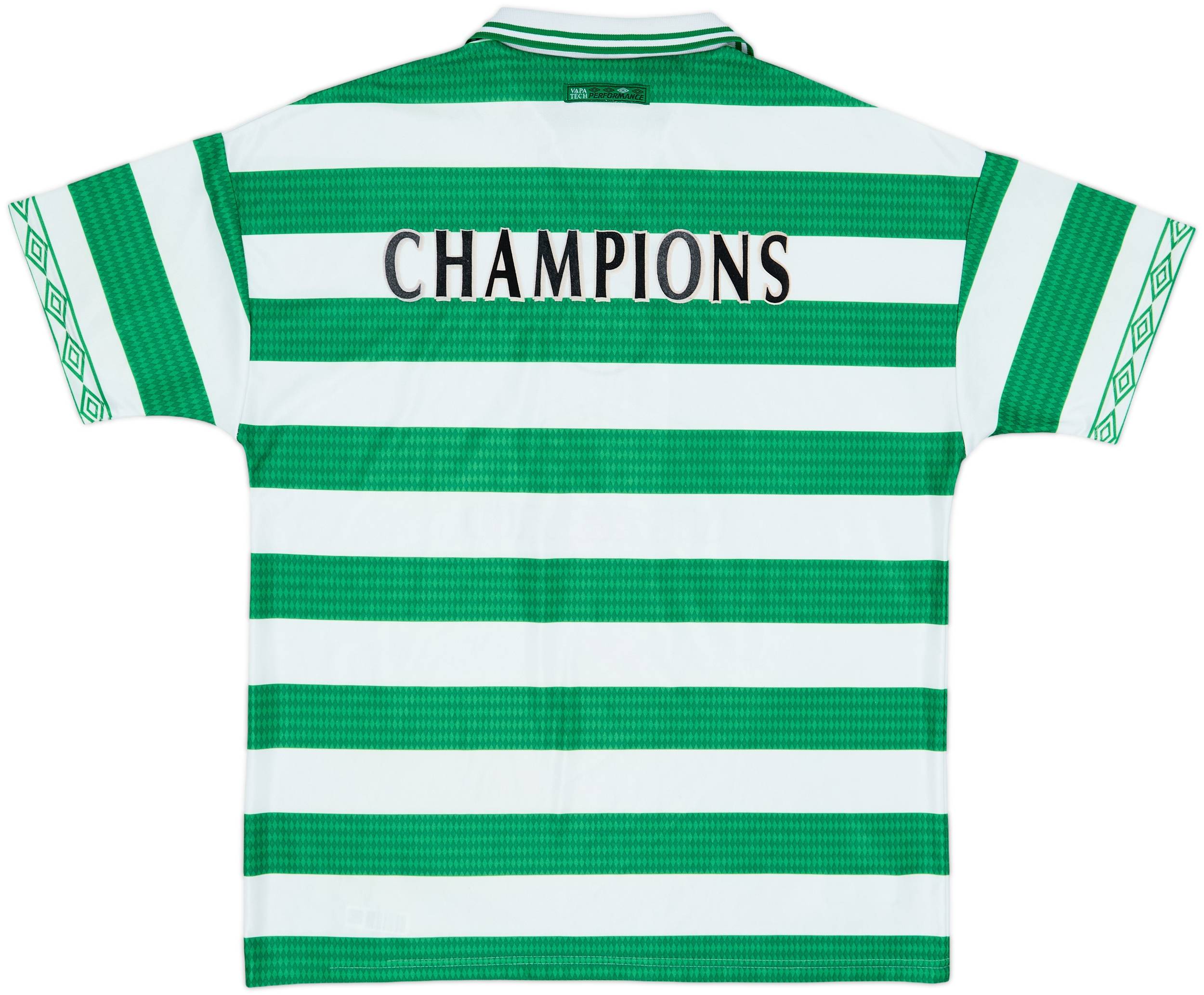 1997-99 Celtic Home Shirt Champions - 8/10 - (XL)