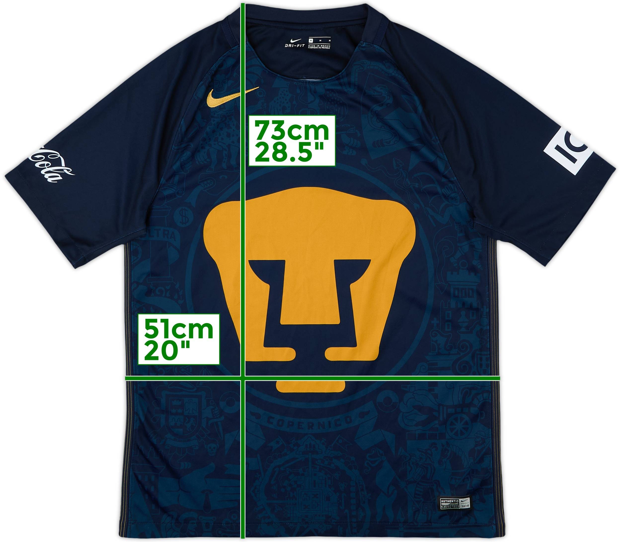 2016-17 UNAM Pumas Away Shirt - 9/10 - (M)