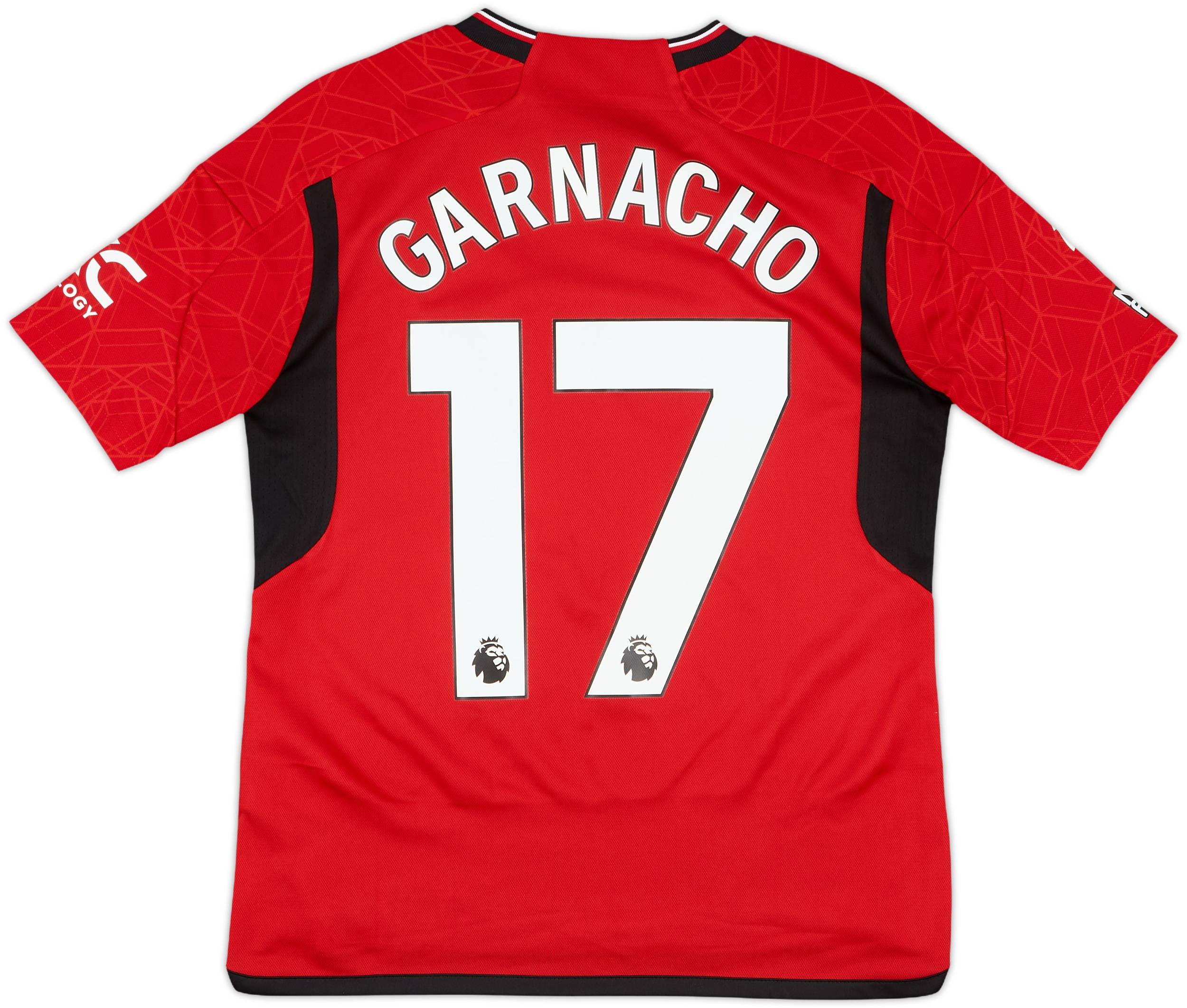 2023-24 Manchester United Home Shirt Garnacho #17 - 10/10 - (L.Boys)