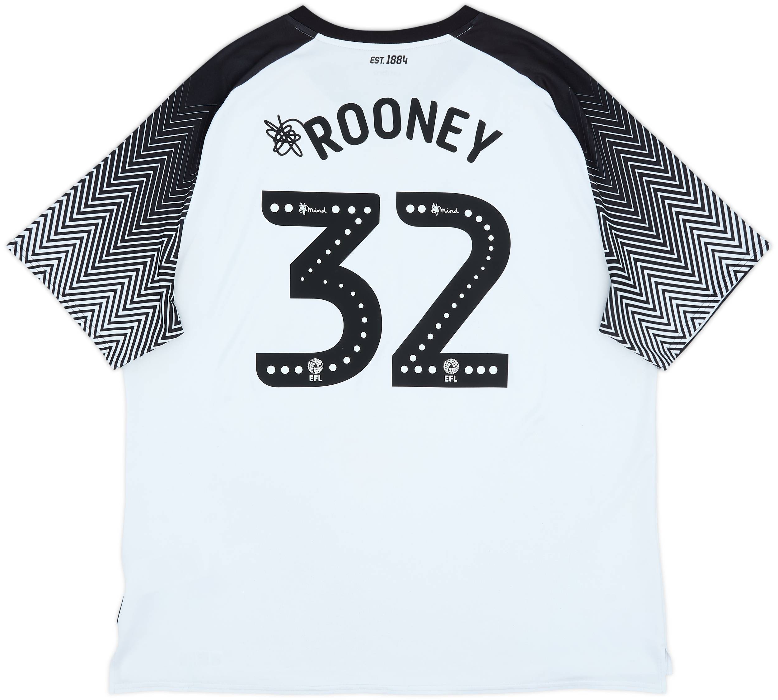 ウェア UMBRO DERBY COUNTY Rooney 2019-20 Derby County Home Shirt Rooney #32 - 6/10 - (3XL)