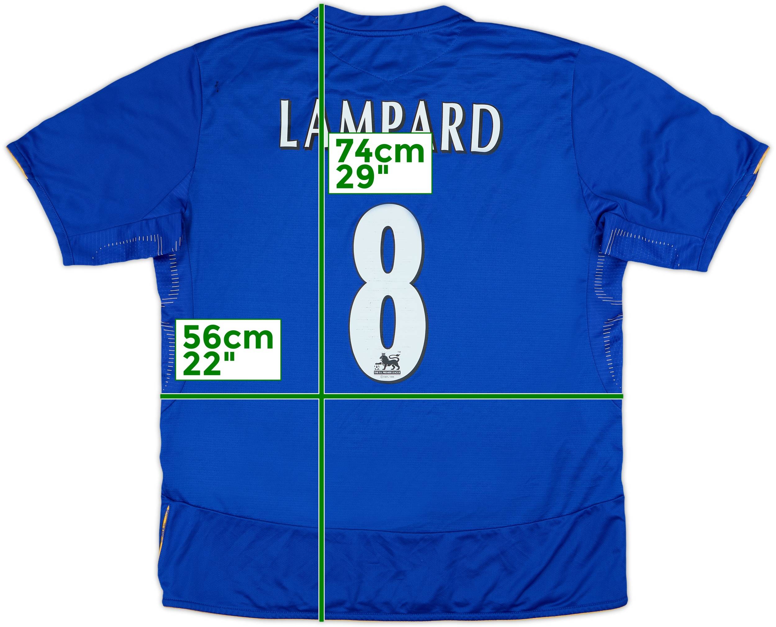 2005-06 Chelsea Centenary Home Shirt Lampard #8 - 5/10 - (XL)
