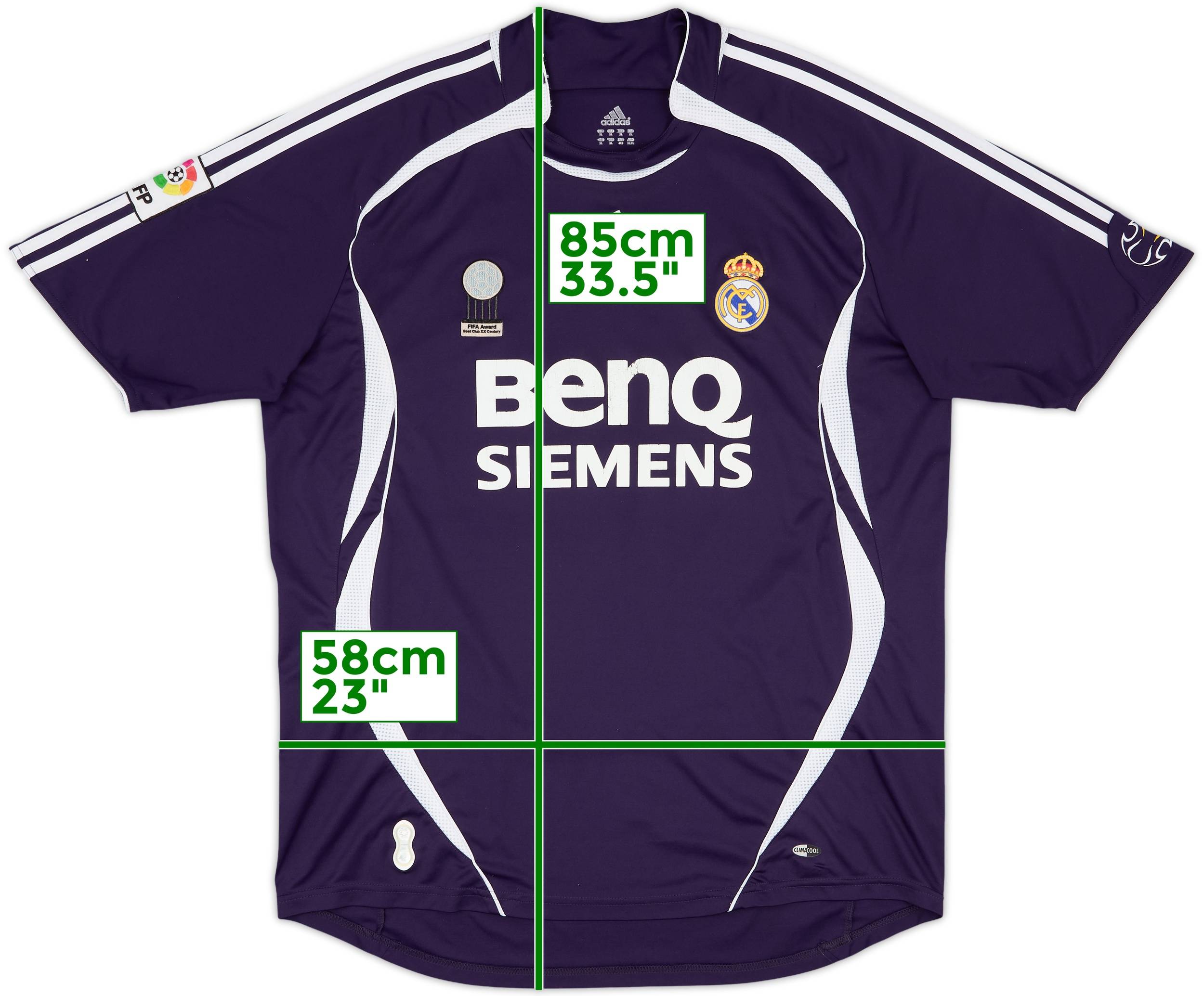 2006-07 Real Madrid Third Shirt v.Nistelrooy #17 - 4/10 - (XL)