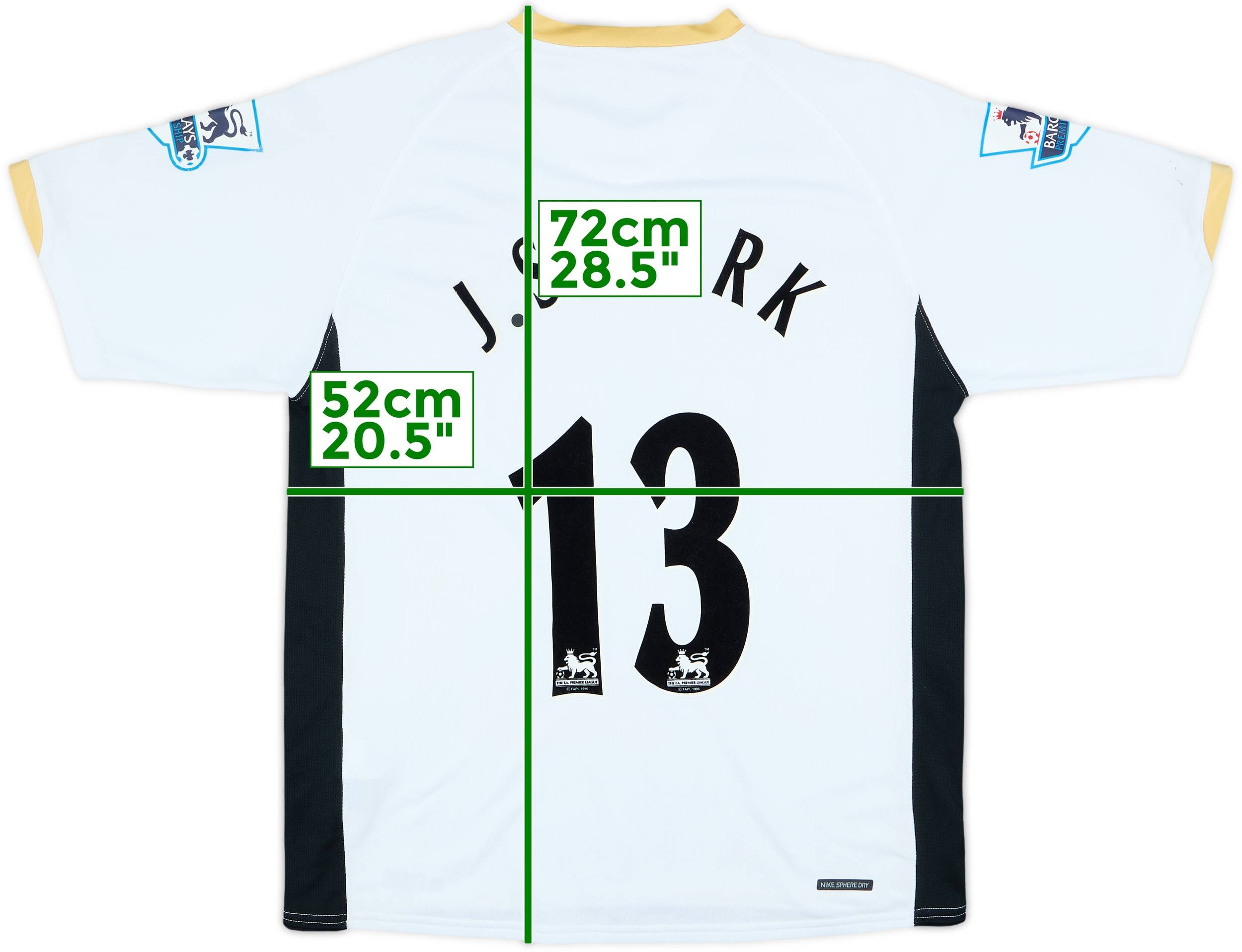 2006-08 Manchester United Away Shirt J.S. Park #13 - 7/10 - (M)