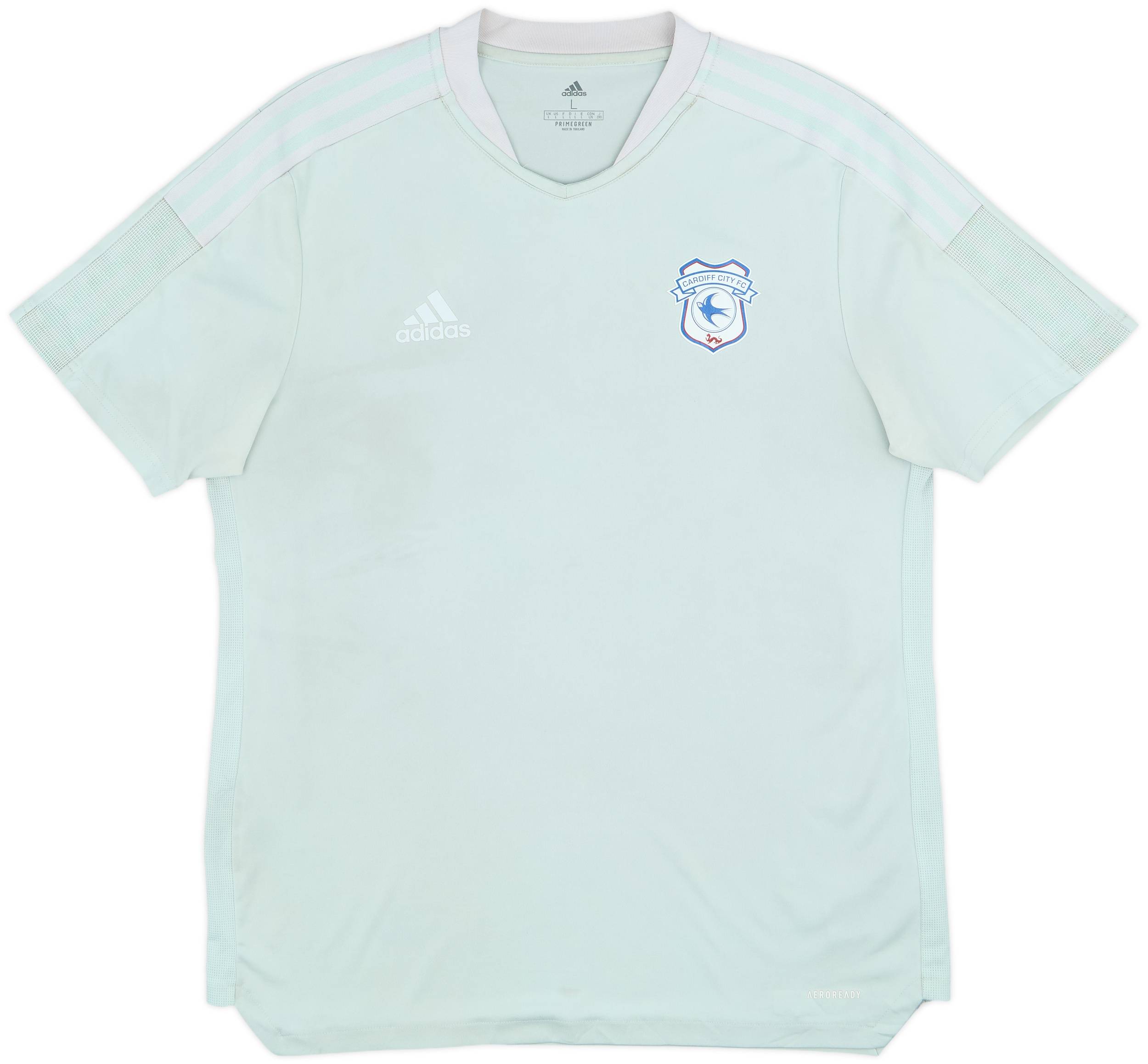 Camiseta adidas de entrenamiento del Cardiff 2021-22 - 8/10 - (L), image size:2500x2318