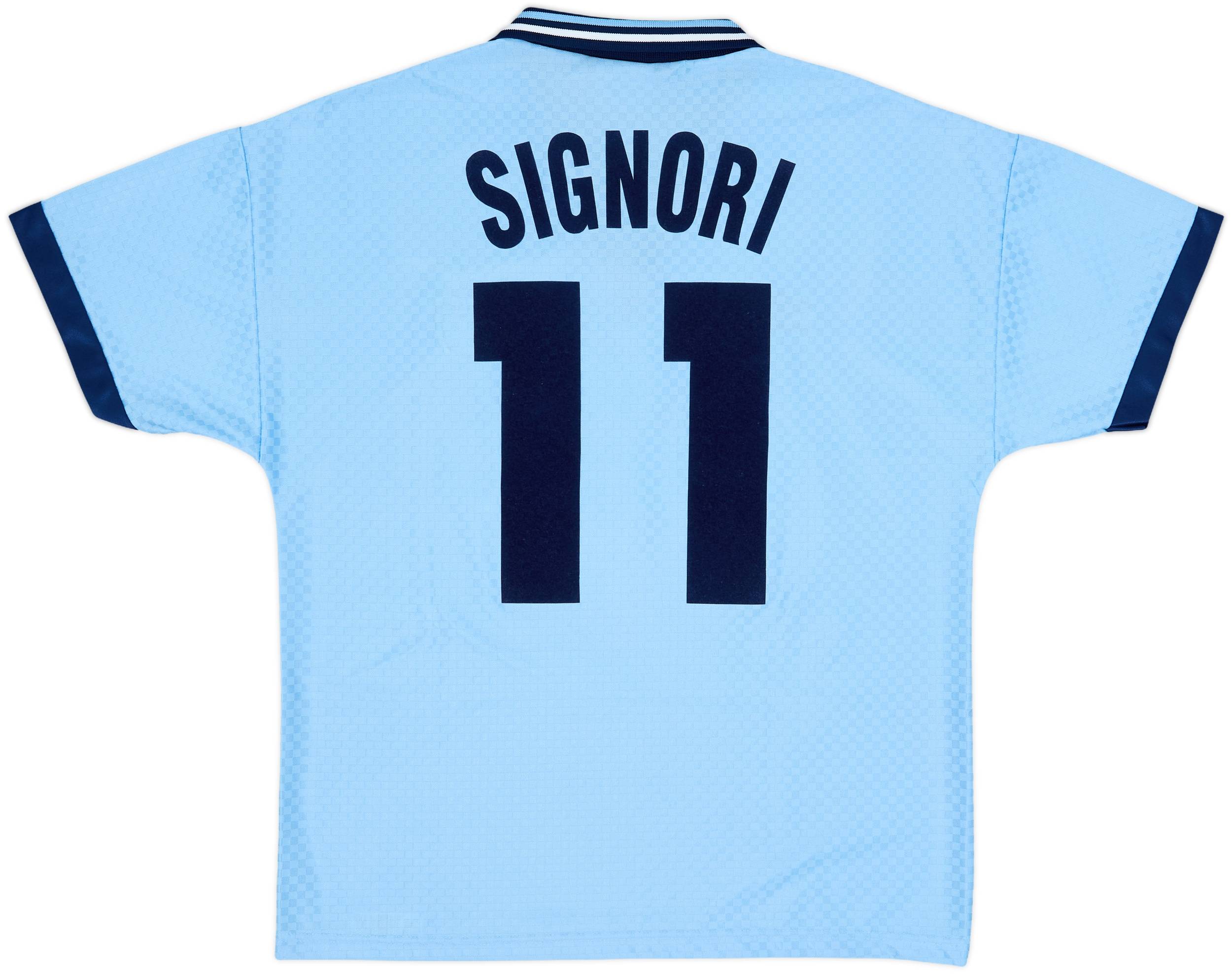1995-96 Lazio Home Shirt Signori #11 - 9/10 - (M)