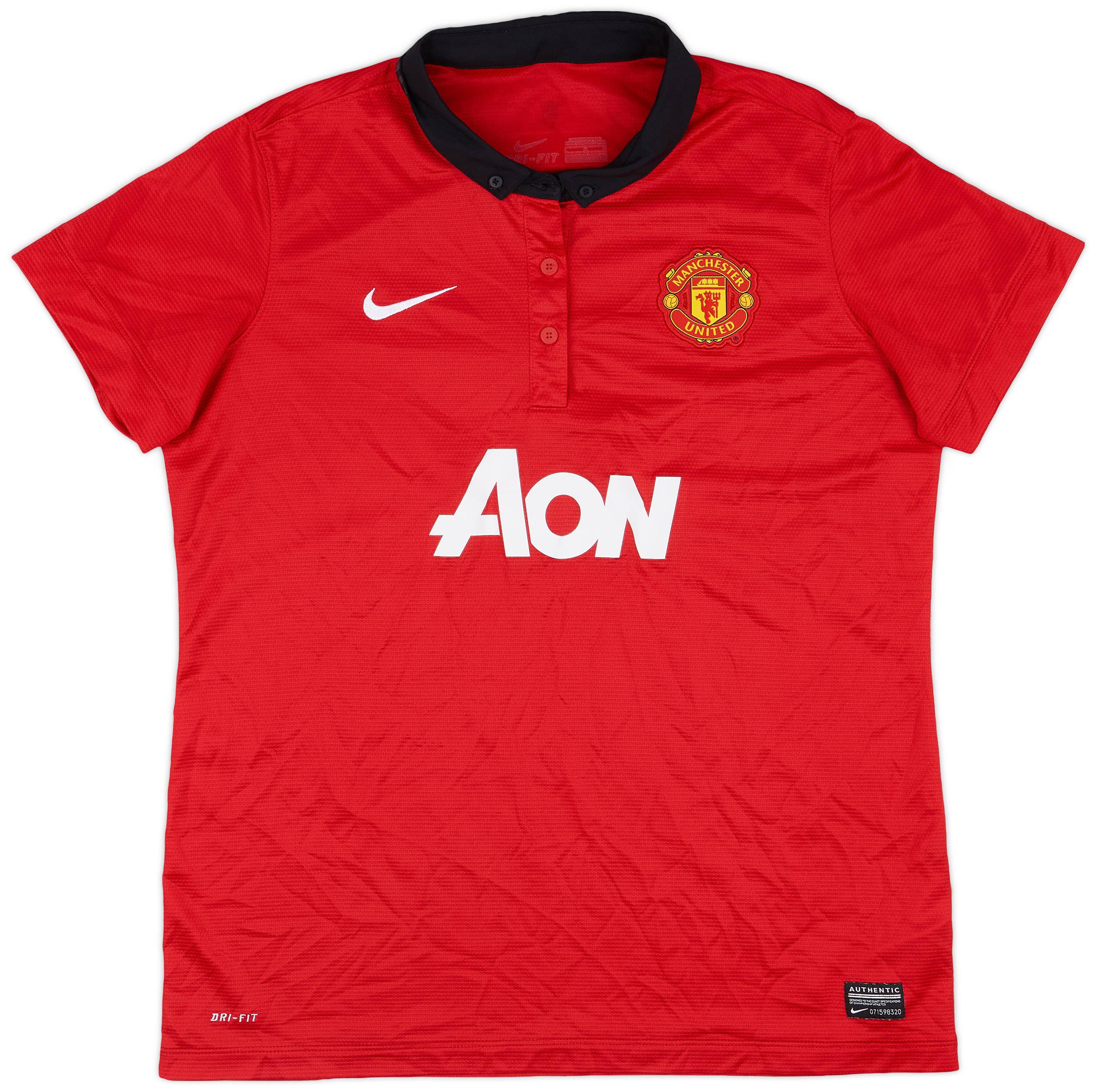 2013-14 Manchester United Home Shirt - 9/10 - (L.Boys)