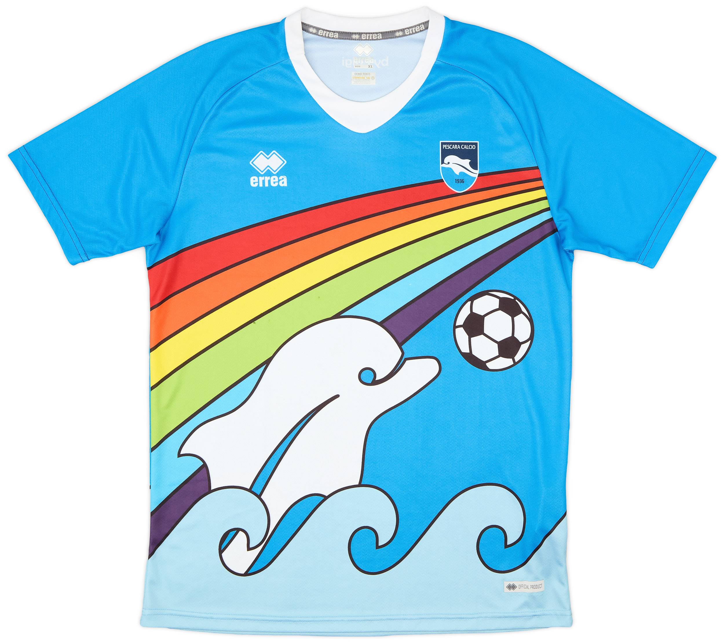 2020 Pescara Special Edition Rainbow Home Shirt - 8/10 - (XL)