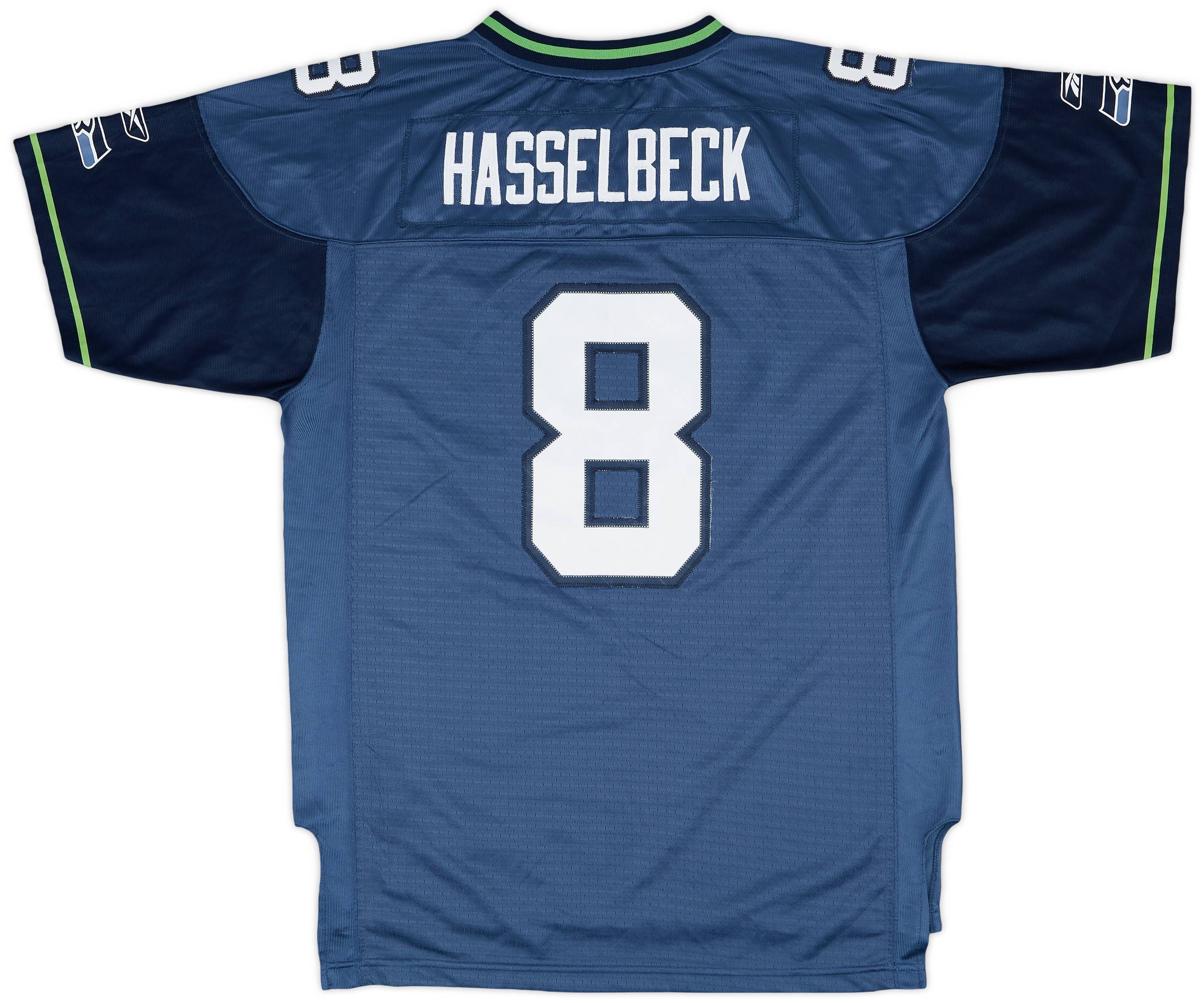 2008-10 Seattle Seahawks Hasselbeck #8 Reebok Premier Home Jersey