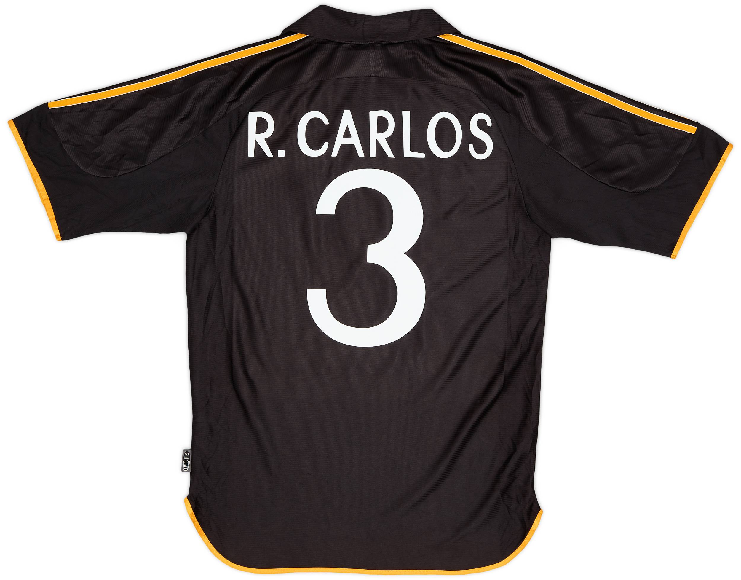 1999-00 Real Madrid Away Shirt R.Carlos #3 - 8/10 - (M)