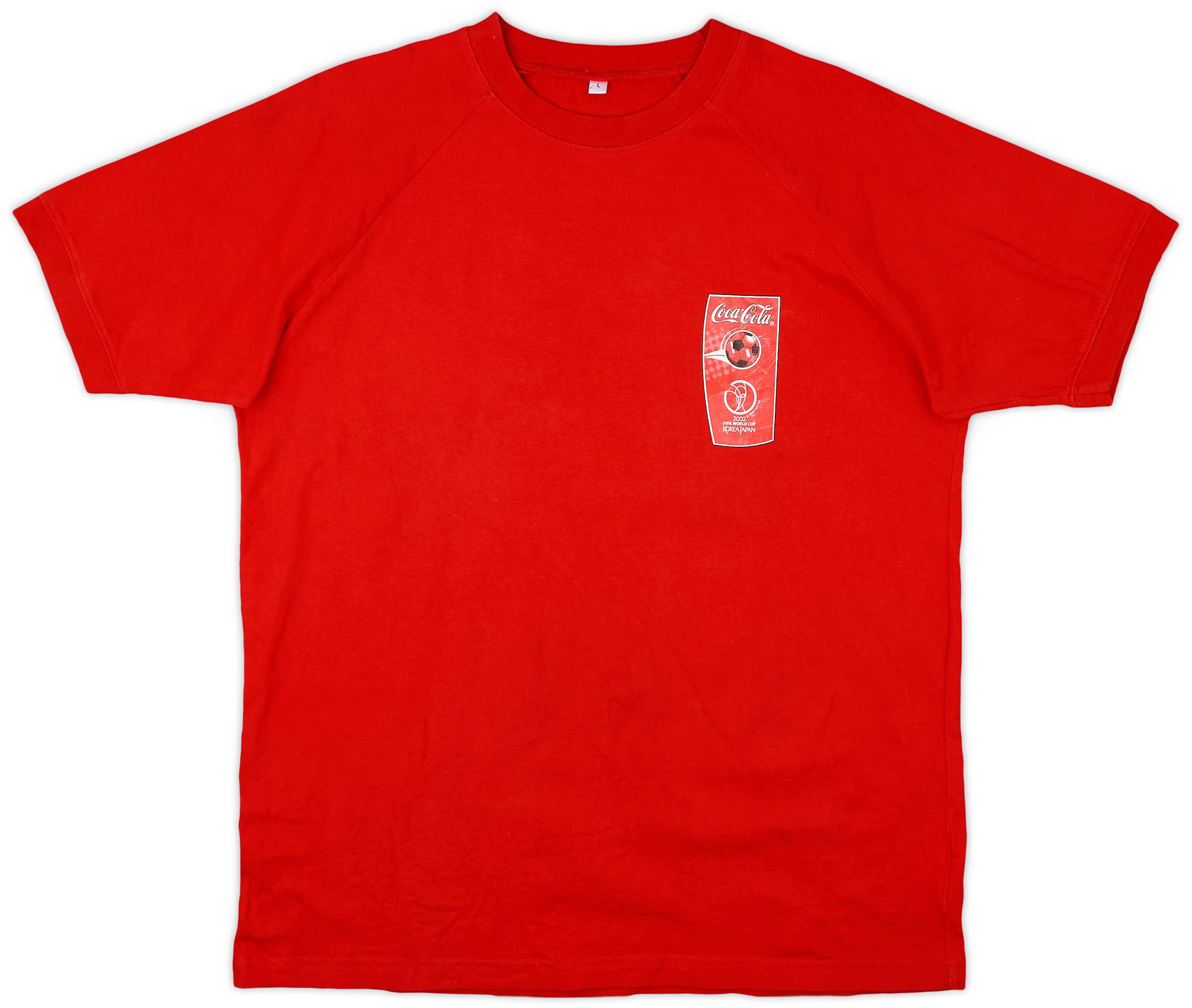 2002 Coca Cola 'World Cup Korea/Japan' Cotton Tee 9/10 (L)