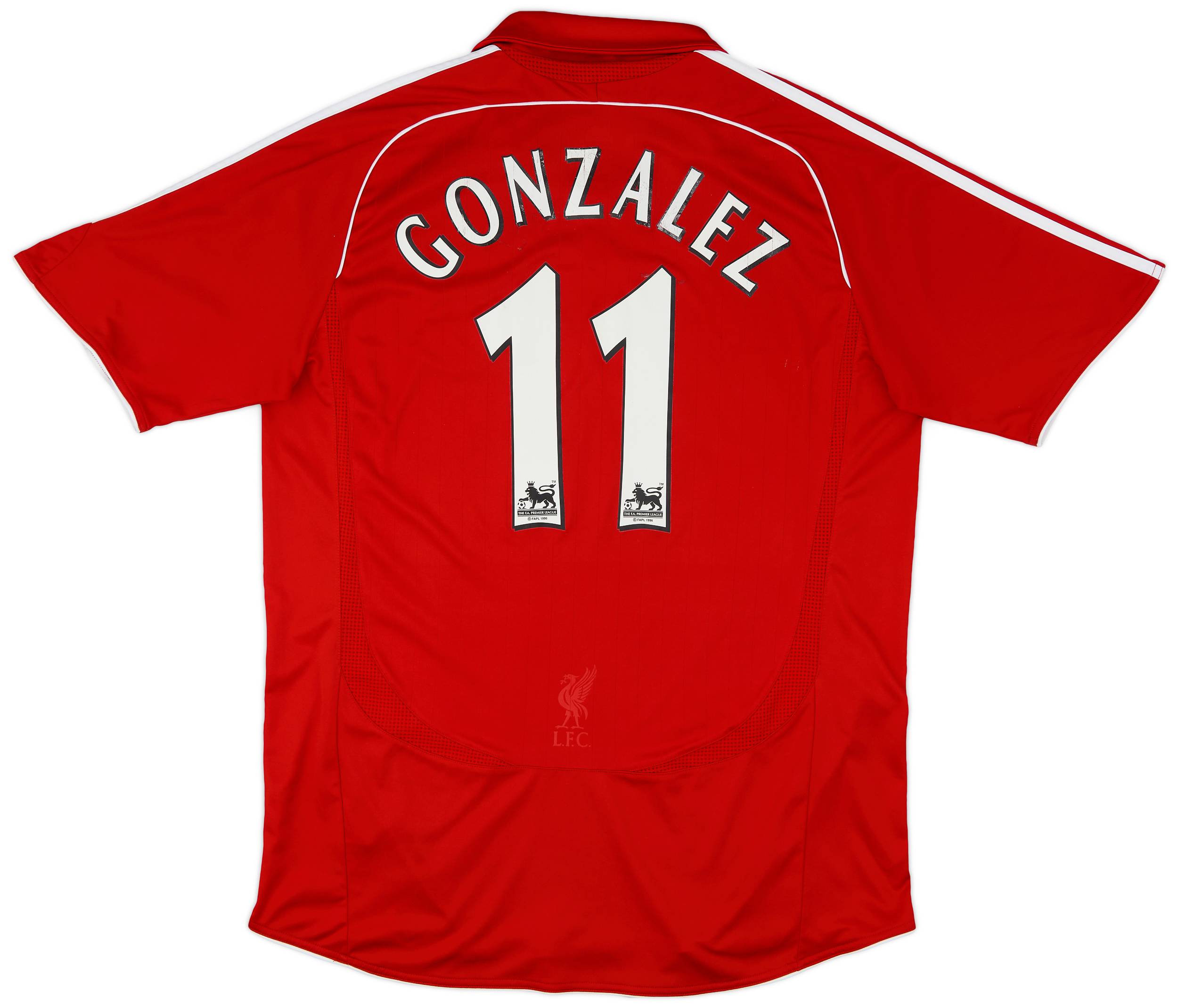 2006-08 Liverpool Home Shirt Gonzalez #11 - 4/10 - (L)