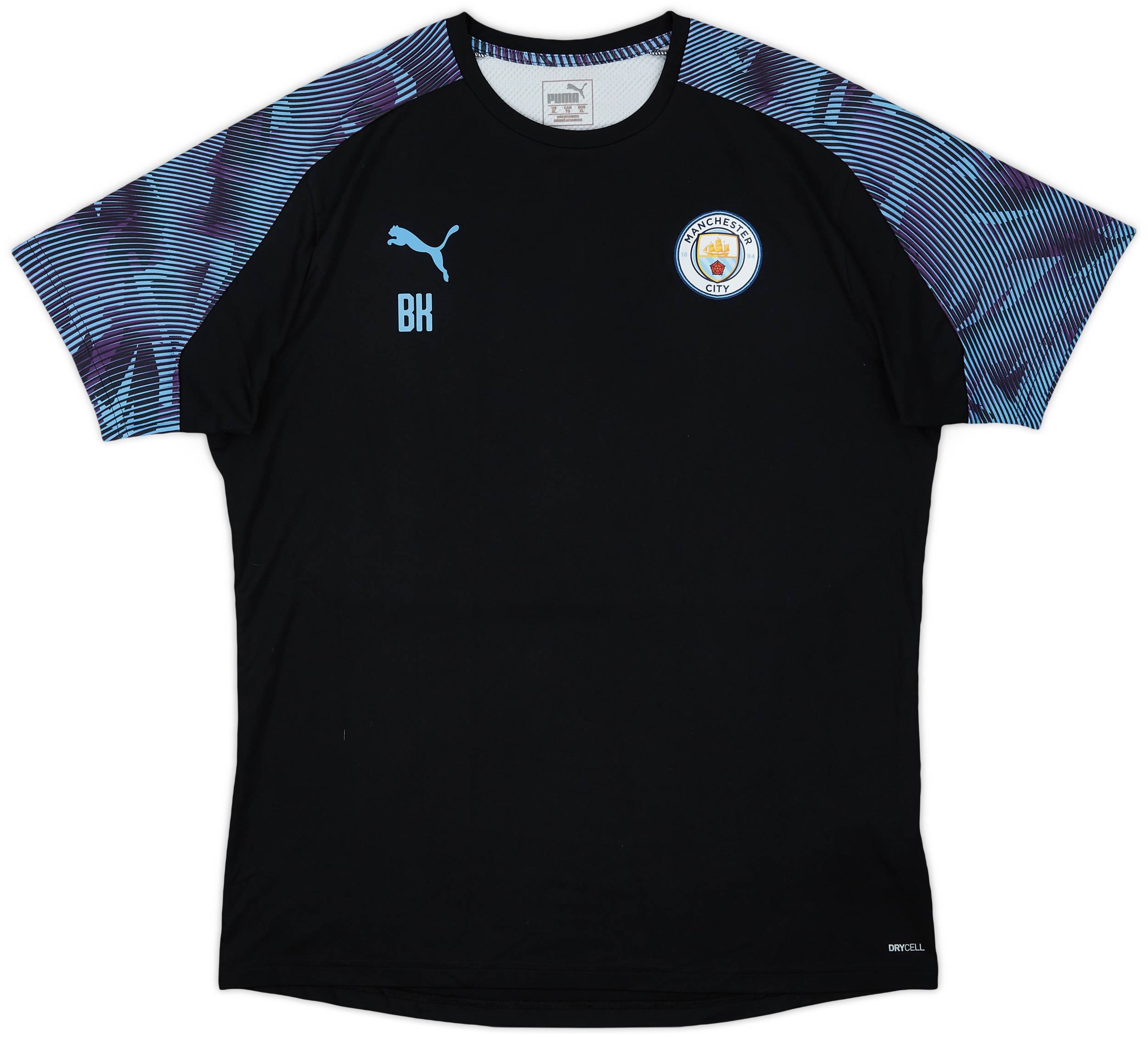 2018-19 Manchester City Puma Staff Issue Training Shirt BK - 9/10 - (XL)