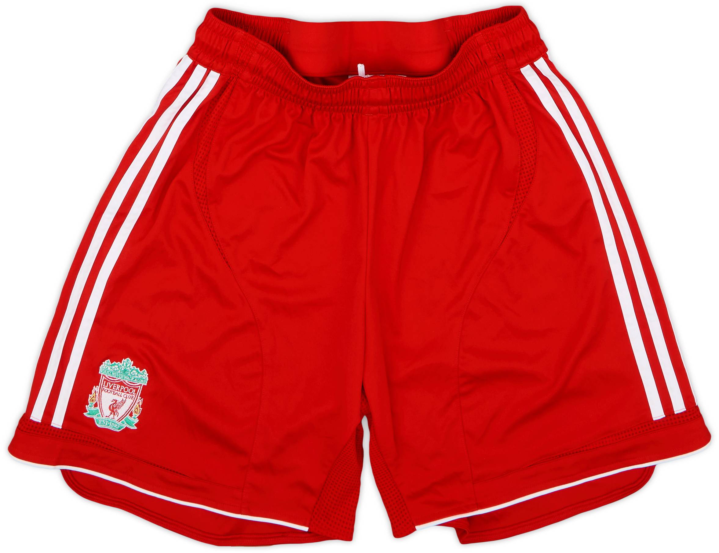 2006-08 Liverpool Home Shorts - 8/10 - (L)