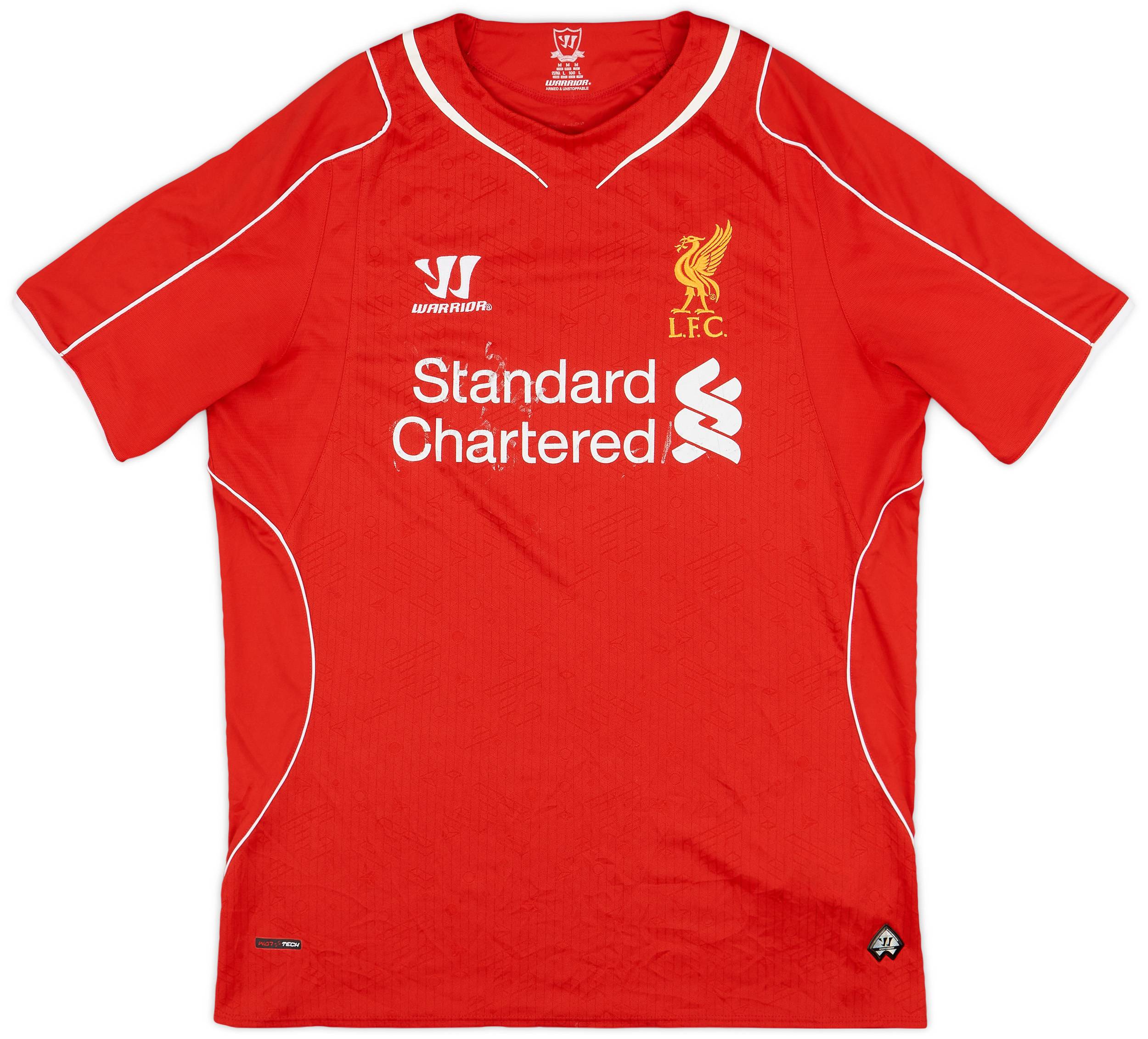 2014-15 Liverpool Home Shirt - 4/10 - (M)
