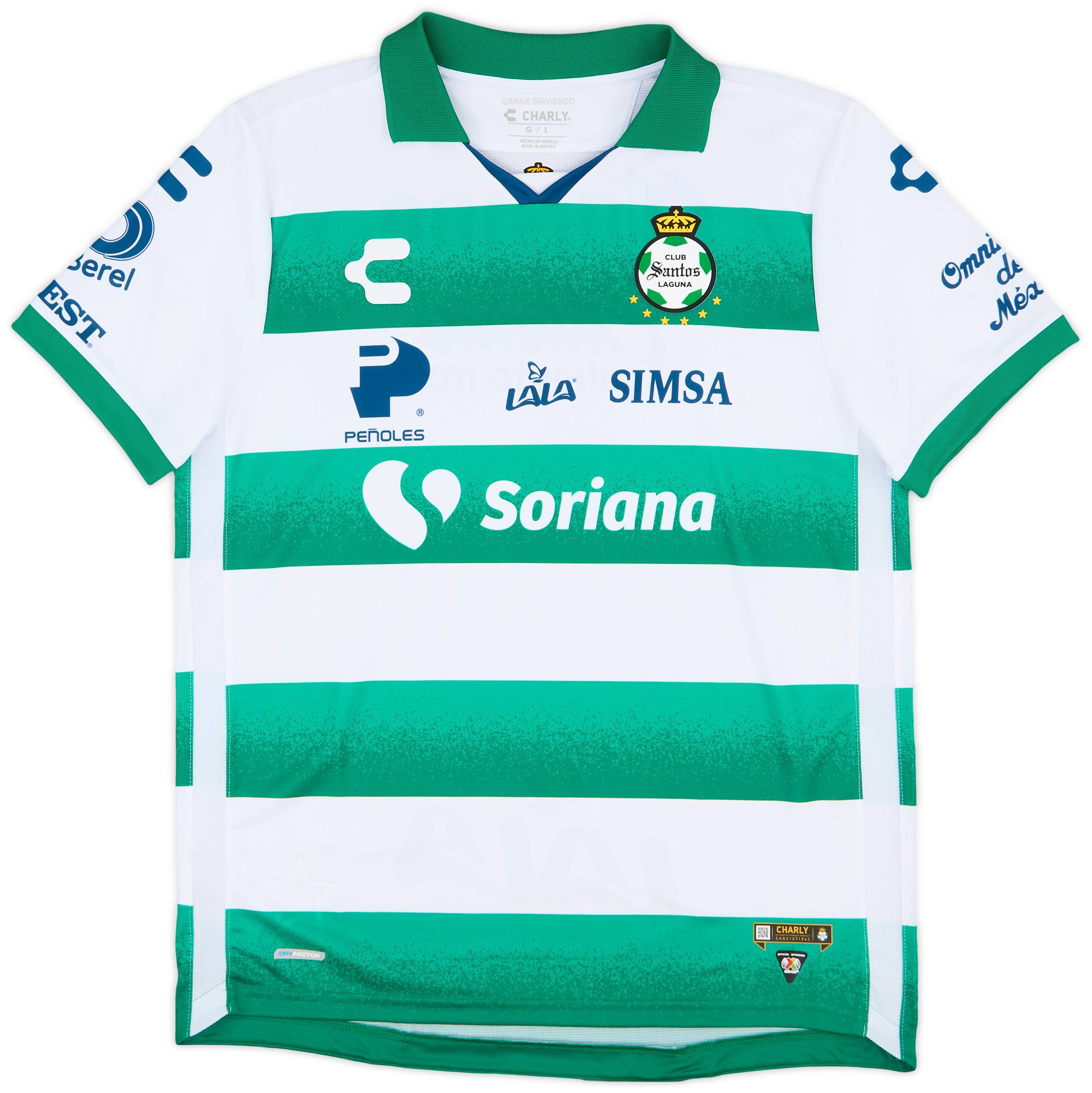 2021-22 Santos Laguna Home Shirt - 10/10 - (L)