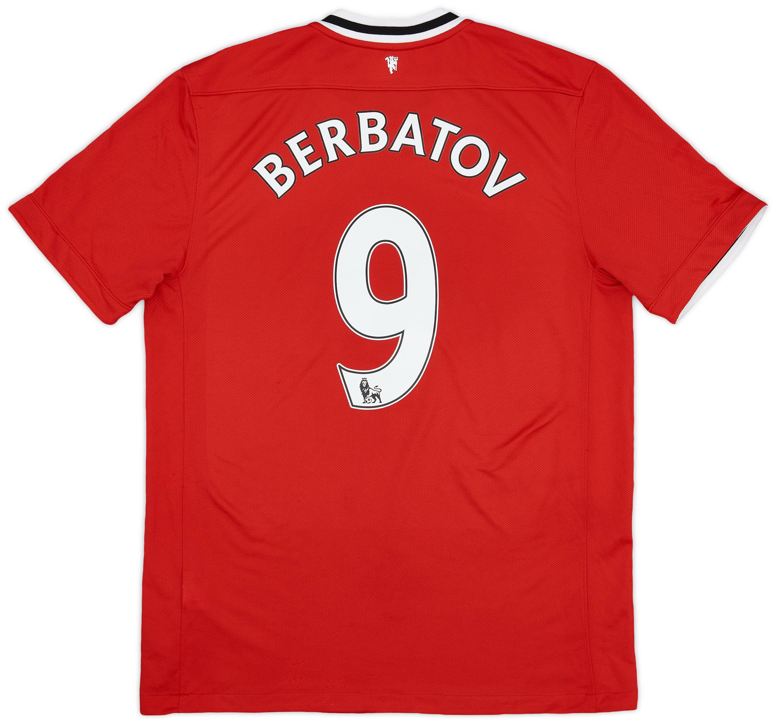 2011-12 Manchester United Home Shirt Berbatov #9 - 8/10 - (L)