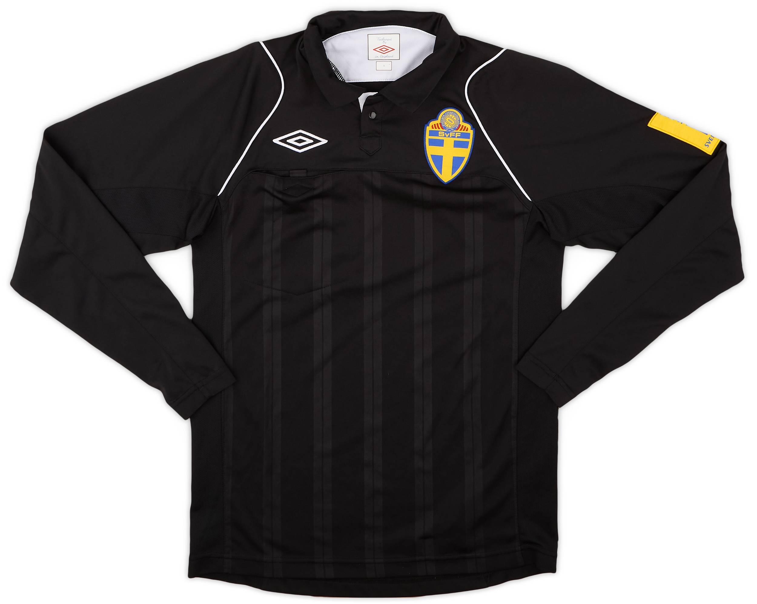 2000s Swedish FA Umbro Referee L S Shirt 9 10 S